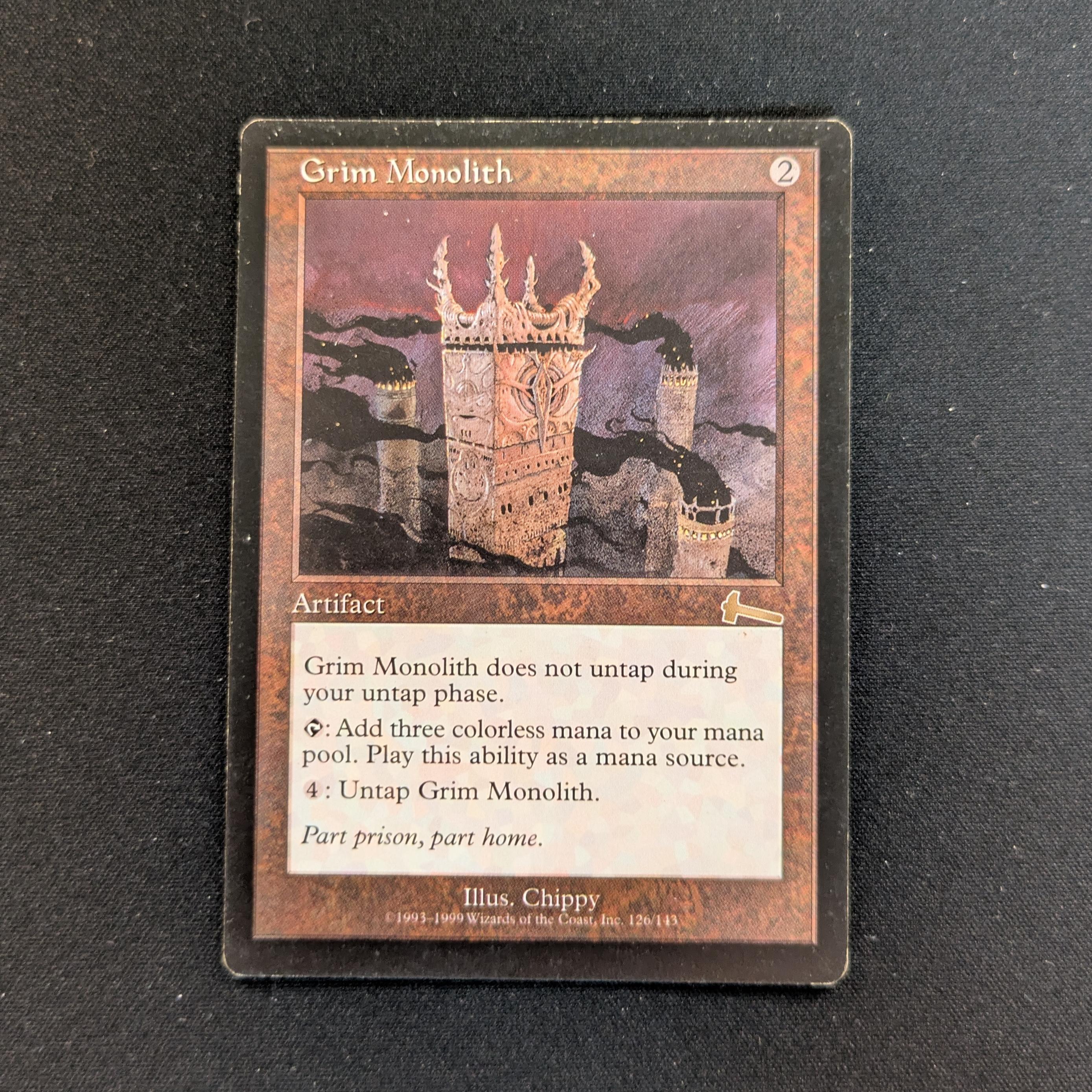 MTG Singles - Grim Monolith - Urza's Legacy - English - LP - 28328