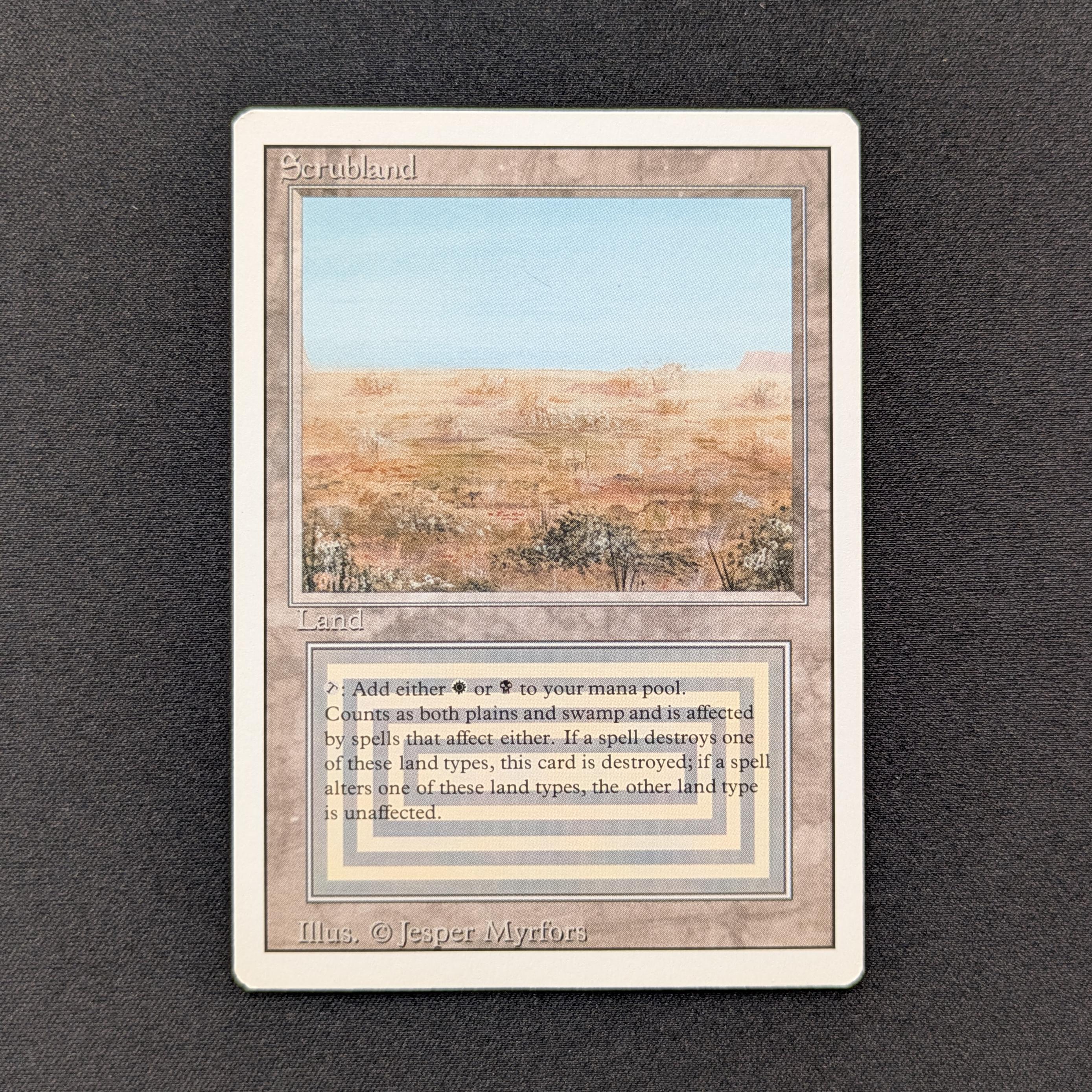 MTG Singles - Scrubland - Revised -