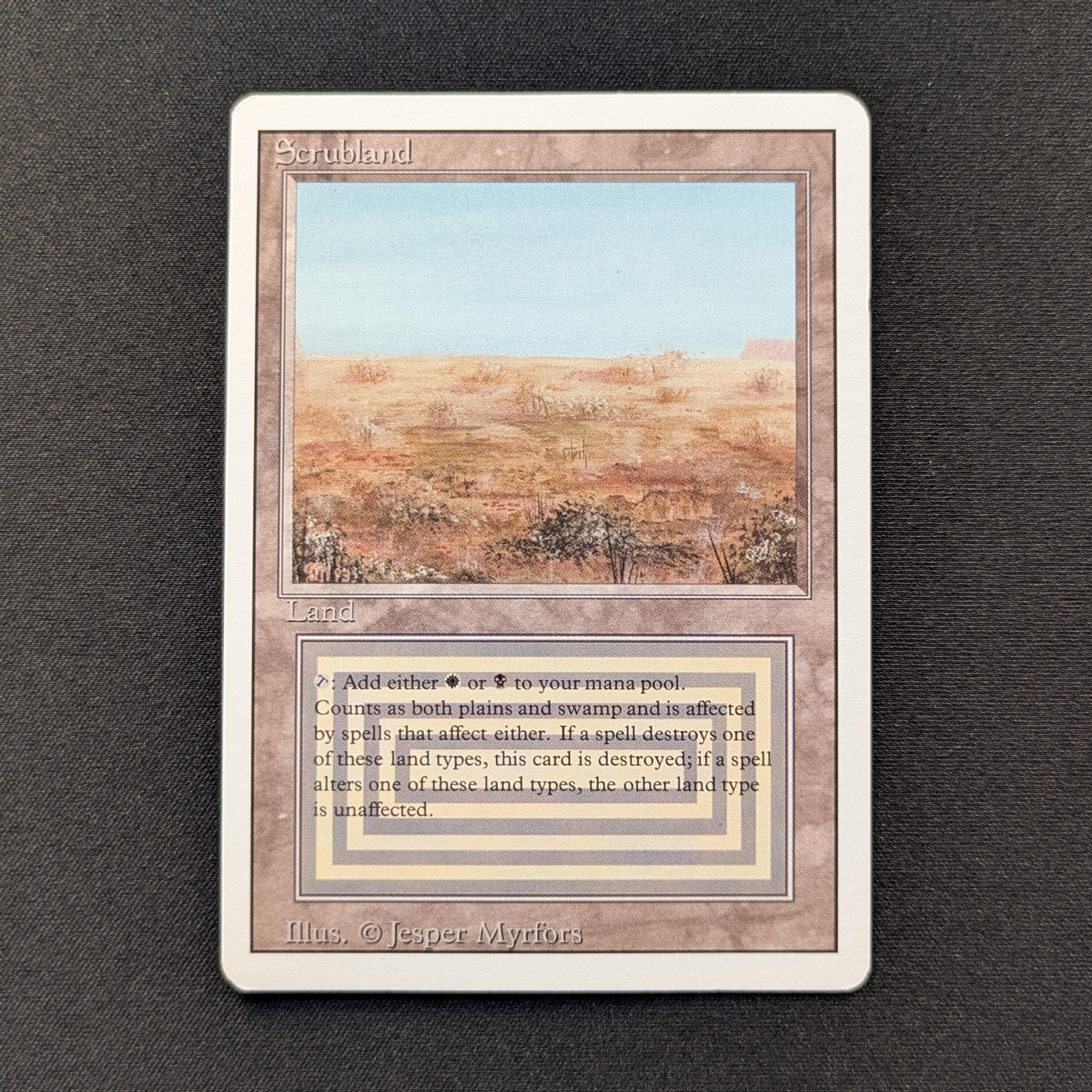 MTG Singles - Scrubland - Revised -