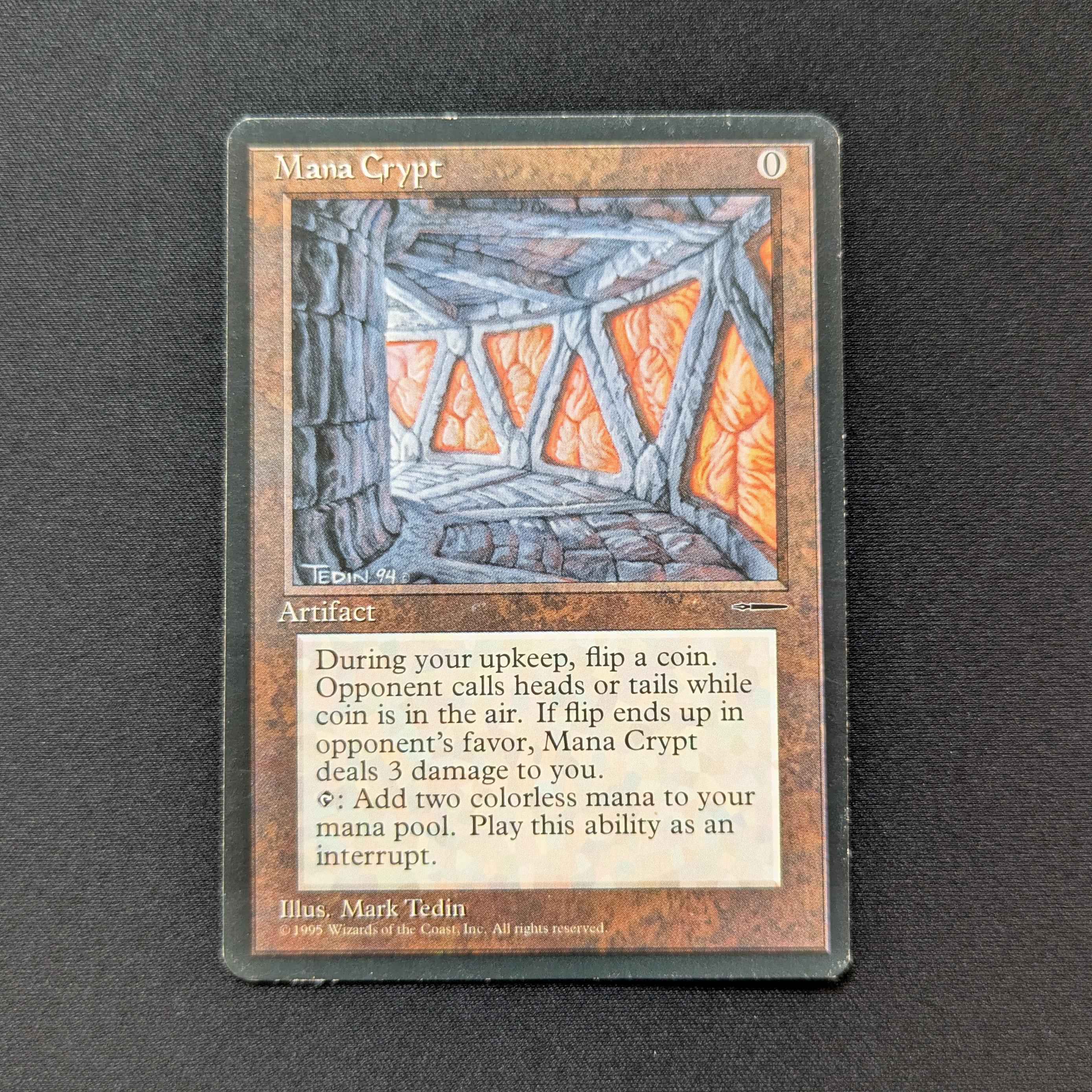 MTG Singles - Mana Crypt (Book Insert) - Harper Prism Promos - LP -