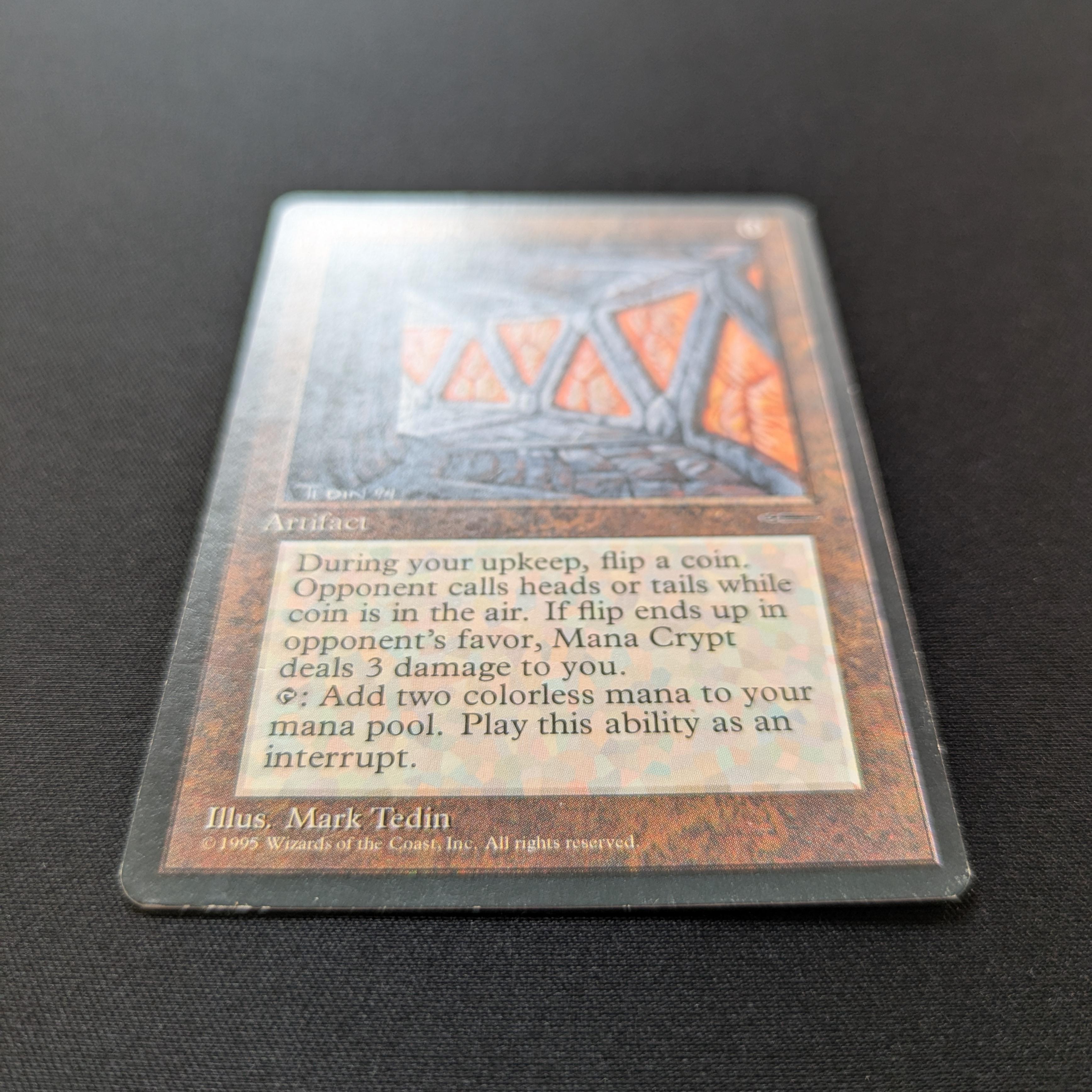 MTG Singles - Mana Crypt (Book Insert) - Harper Prism Promos - LP -
