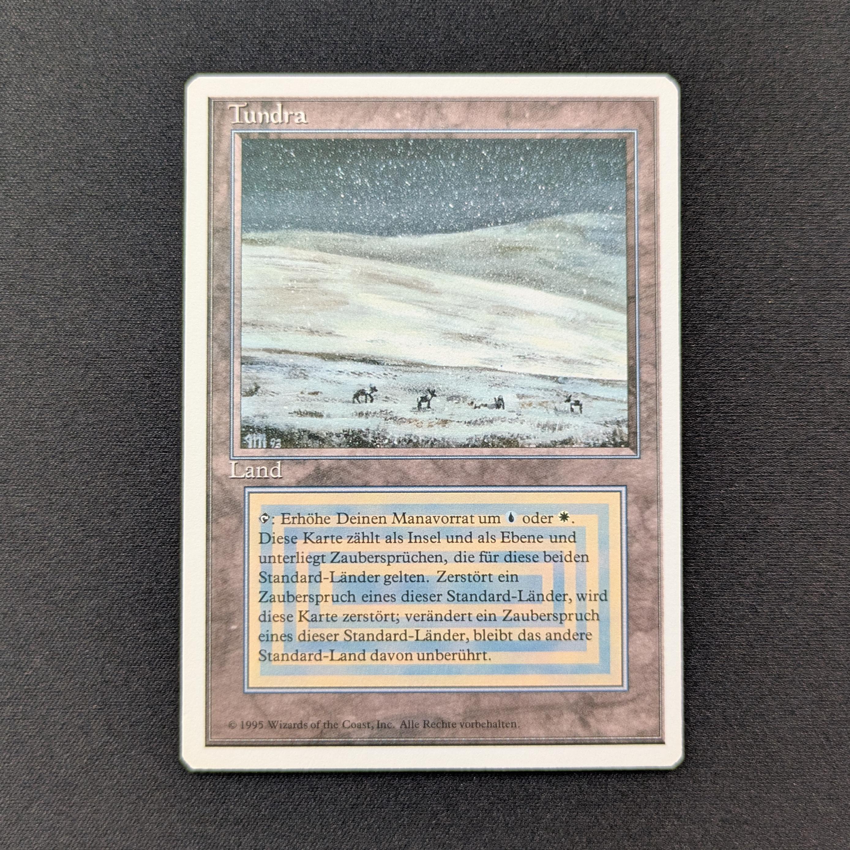 MTG Singles - Tundra - Foreign White Bordered - German - NM - 28682
