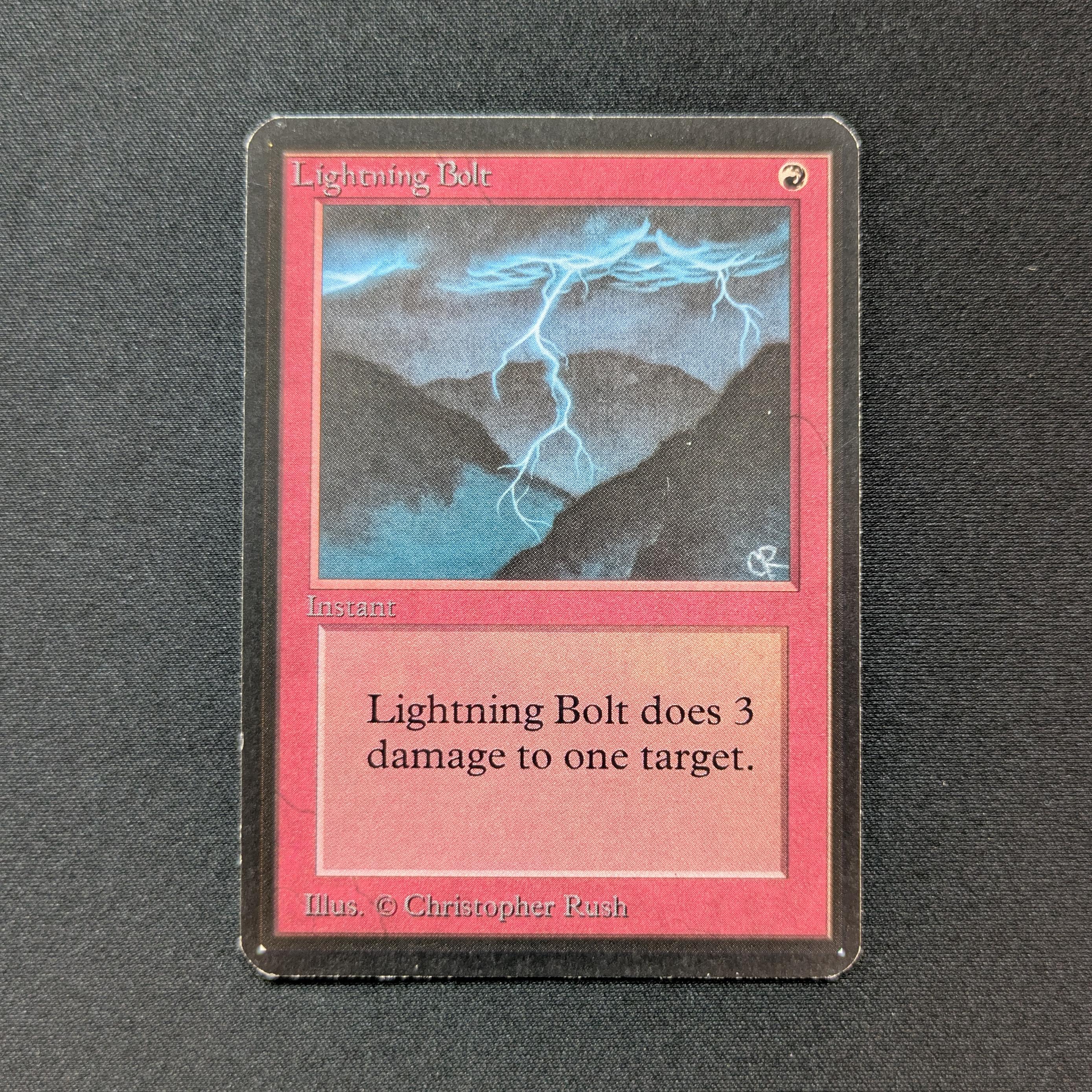 MTG Singles - Lightning Bolt - Alpha -