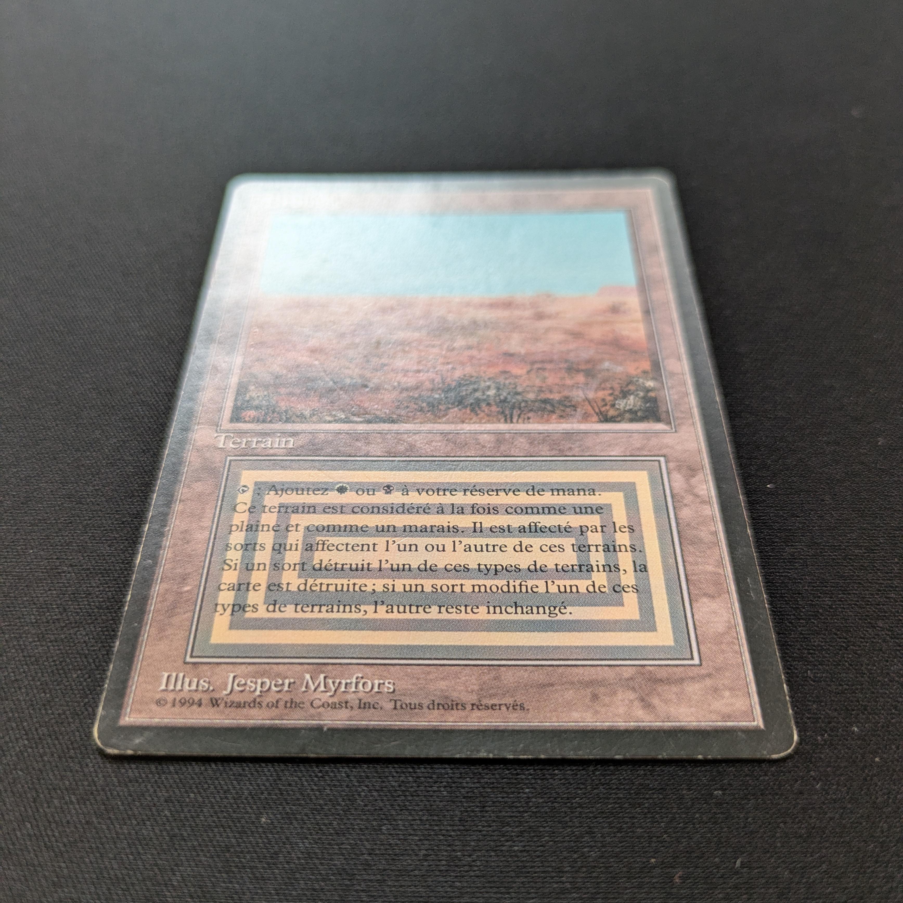 MTG Singles - Scrubland - Foreign Black Bordered -