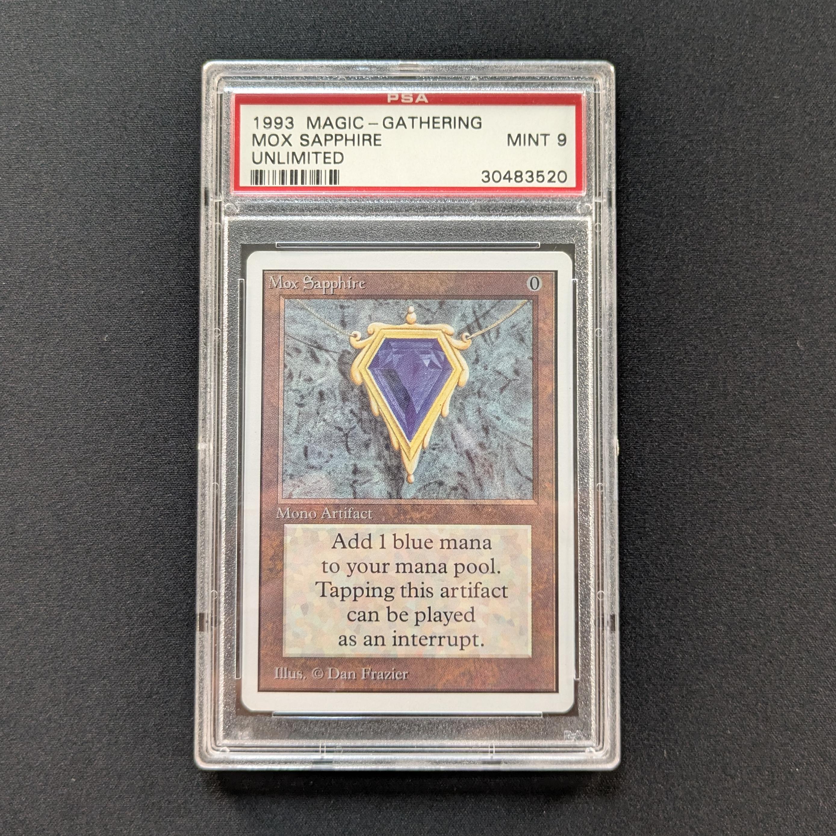 MTG Singles - Mox Sapphire - Unlimited - PSA 9 - 28752