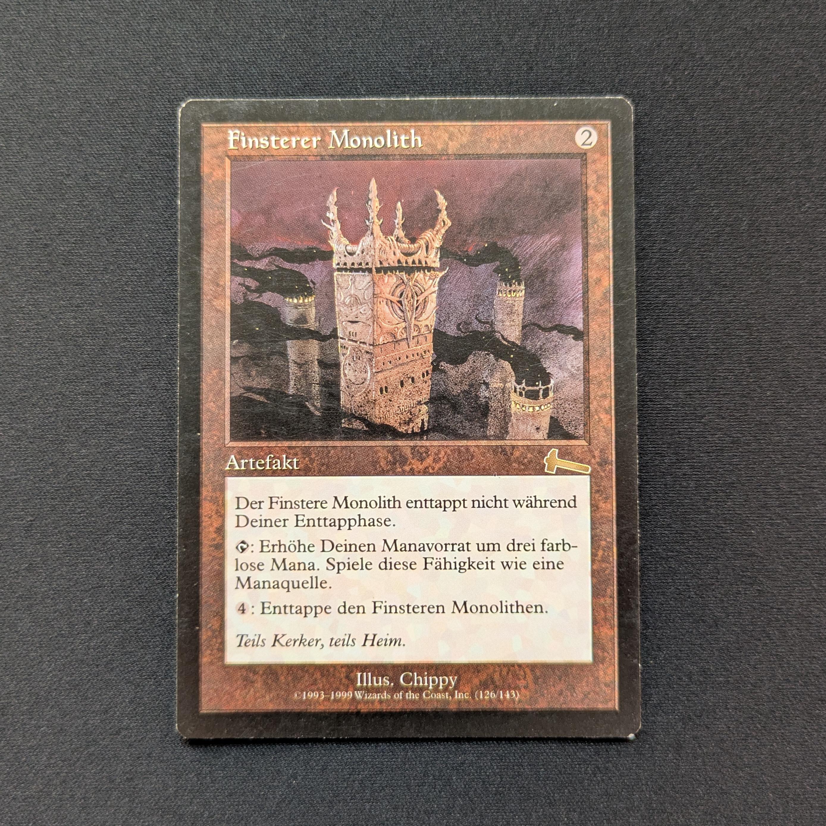 MTG Singles - Grim Monolith - Urza's Legacy - German - GD - 28838