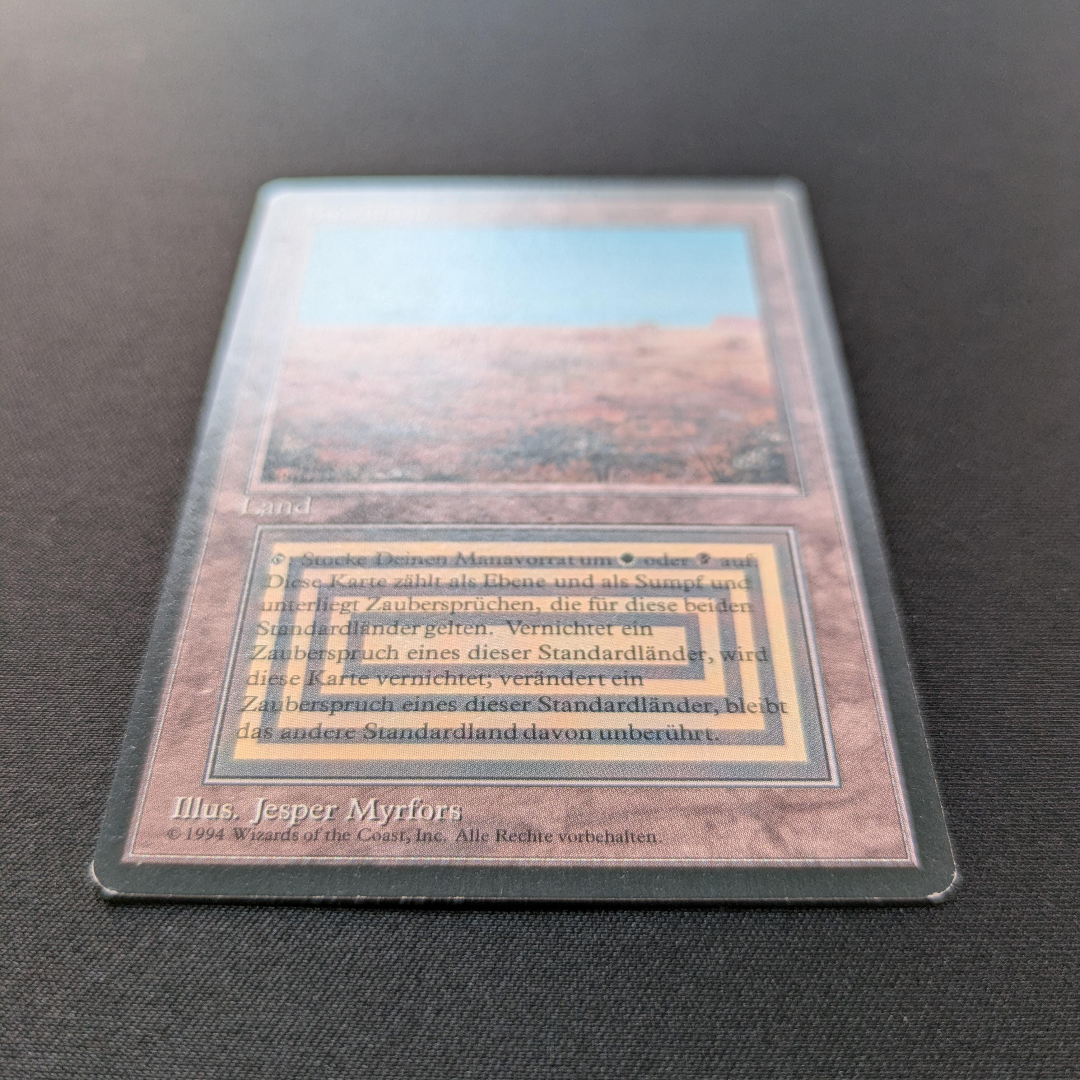 MTG Singles - Scrubland - Foreign Black Bordered -