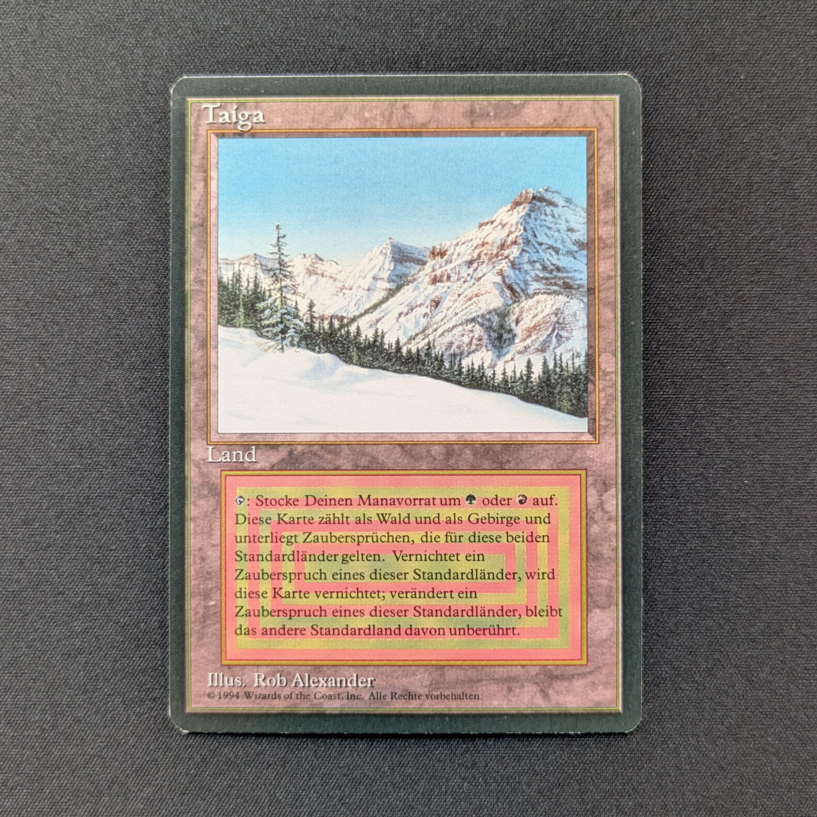 MTG Singles - Taiga - Foreign Black Bordered - German - NM - 28886