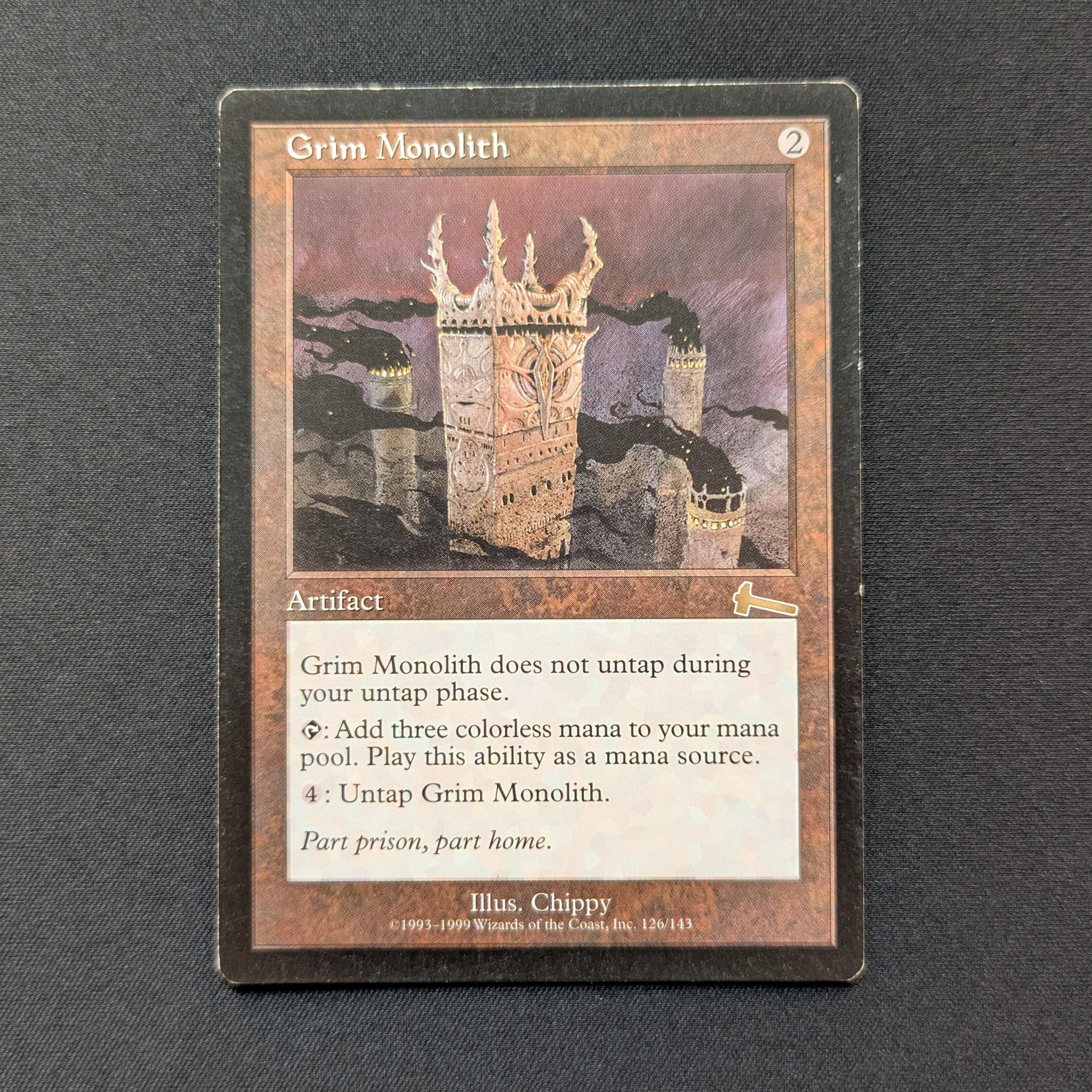 MTG Singles - Grim Monolith - Urza's Legacy - English - LP - 28899