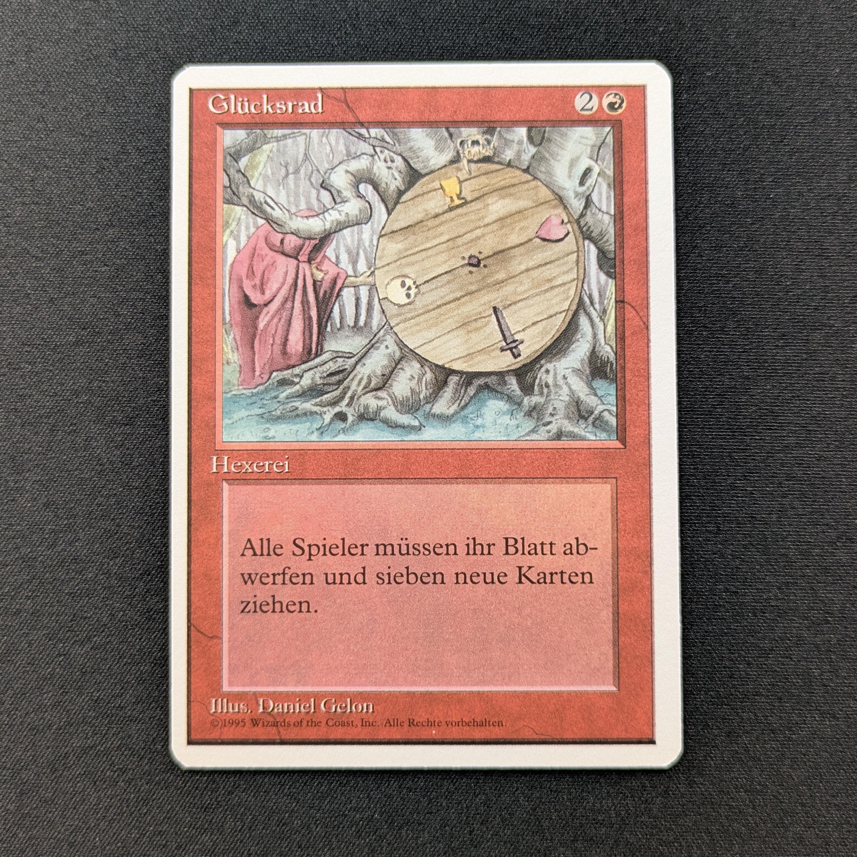 MTG Singles - Wheel of Fortune - Foreign White Bordered - German - NM - 29008