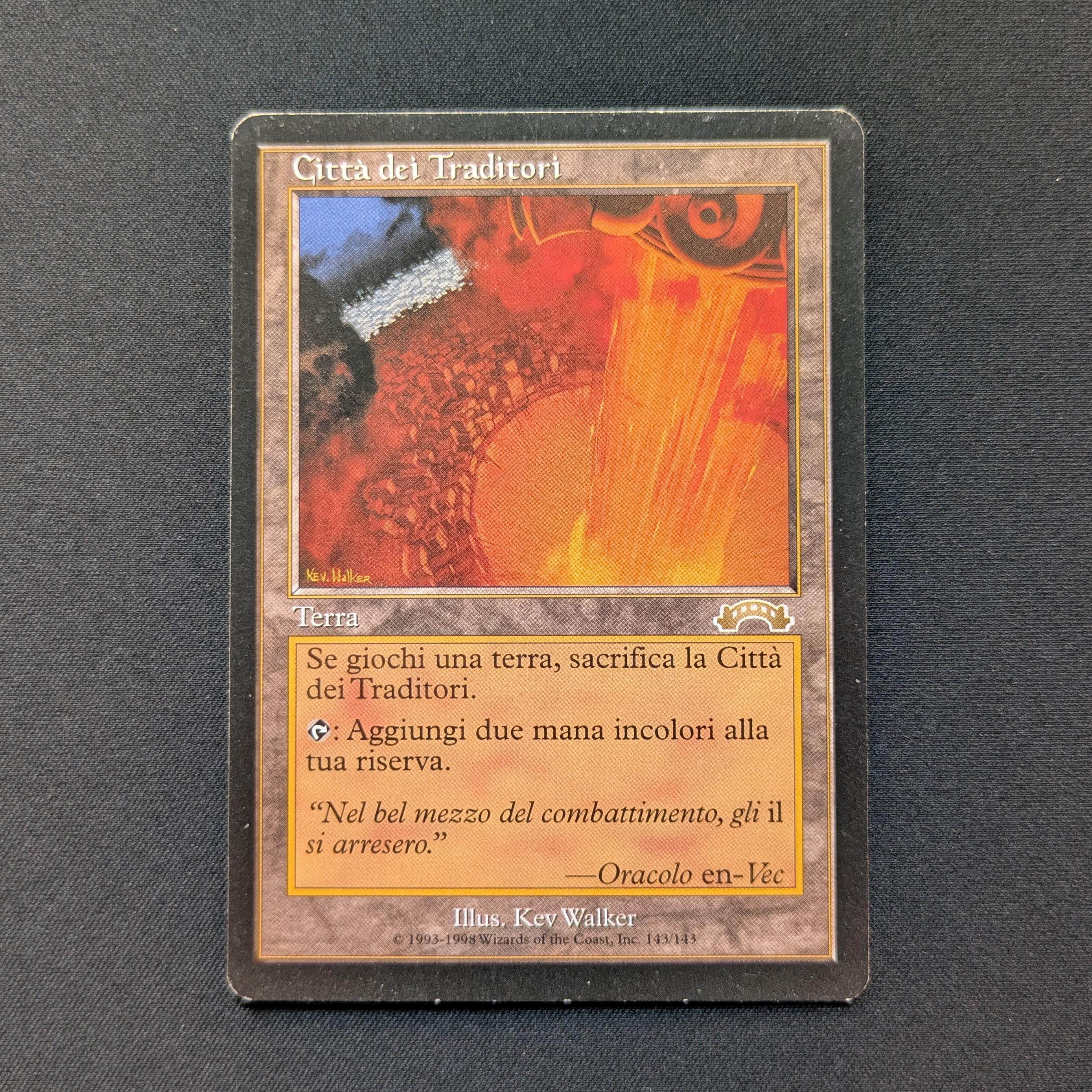 MTG Singles - City of Traitors - Exodus - Italian - LP - 29035