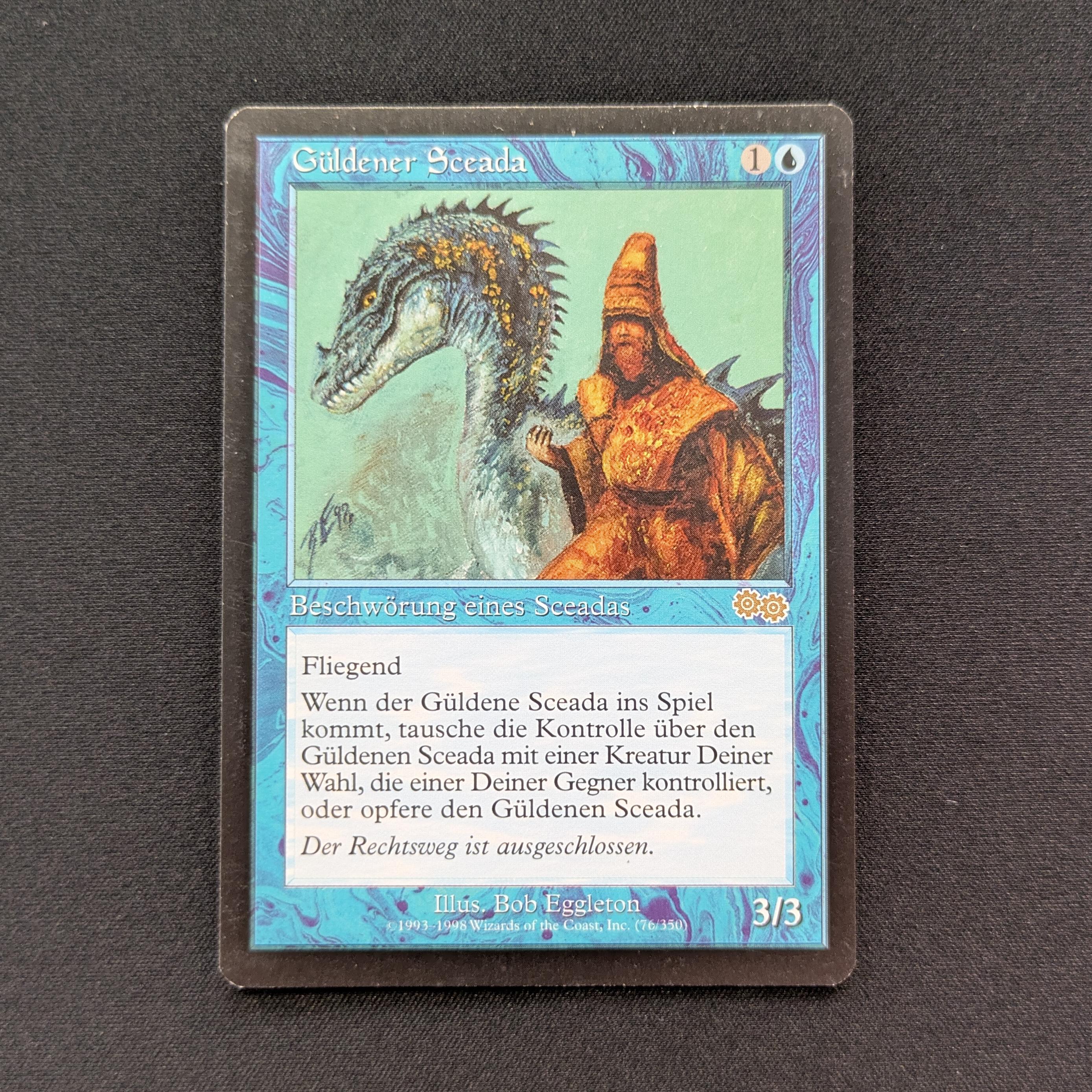MTG Singles - Gilded Drake - Urza's Saga - German - EX - 29097