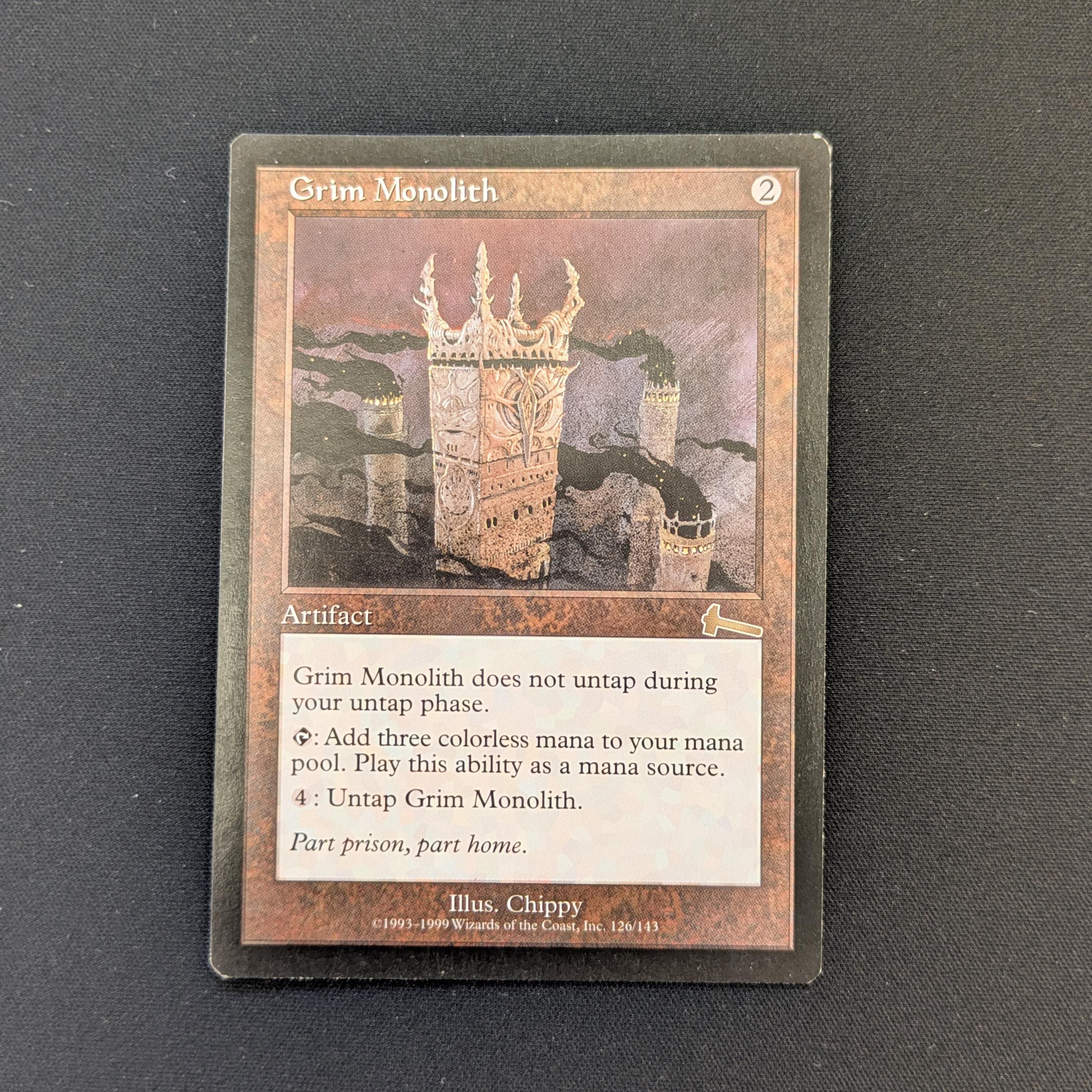 MTG Singles - Grim Monolith - Urza's Legacy - English - EX - 29142