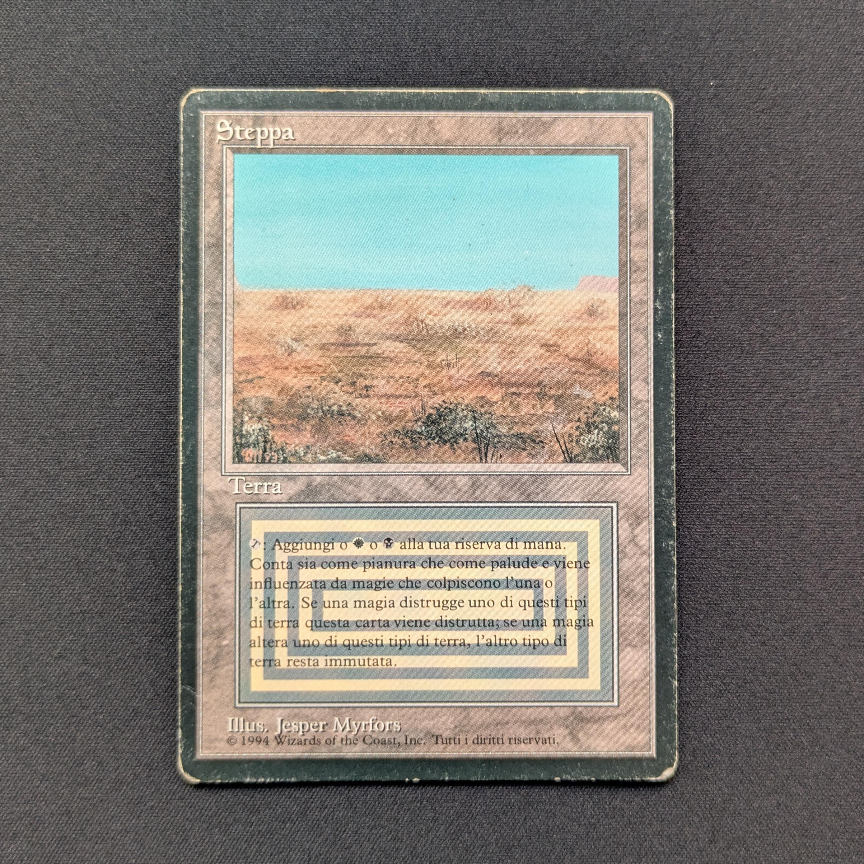 MTG Singles - Scrubland - Foreign Black Bordered -