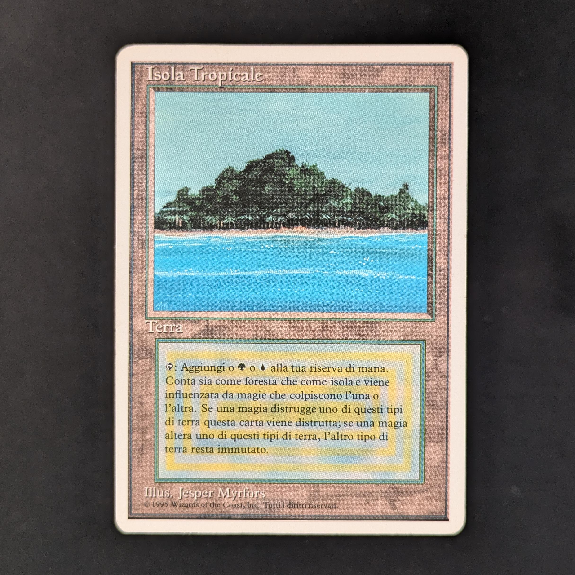 MTG Singles - Tropical Island - Foreign White Bordered -