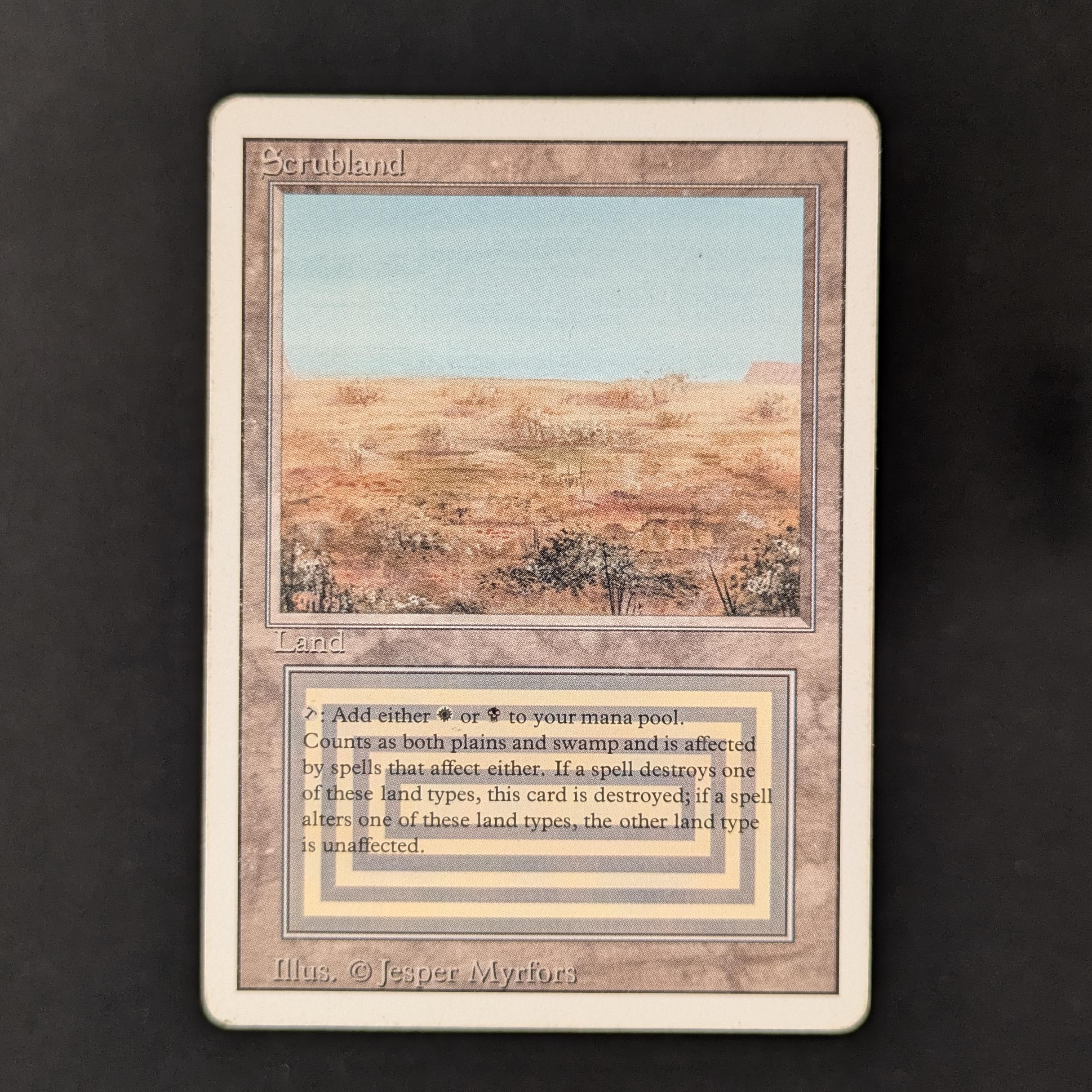 MTG Singles - Scrubland - Revised -