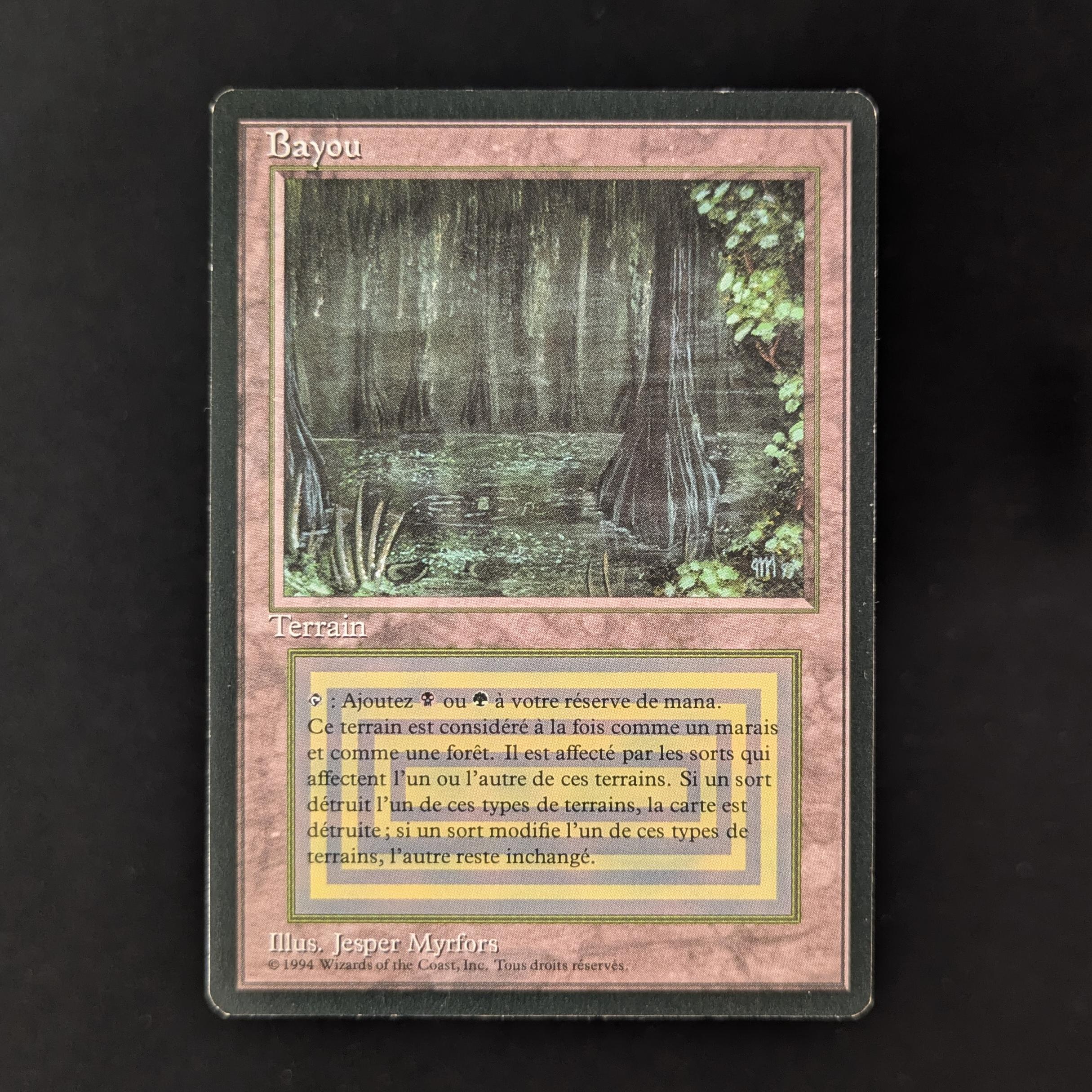 MTG Singles - Bayou - Foreign Black Bordered -