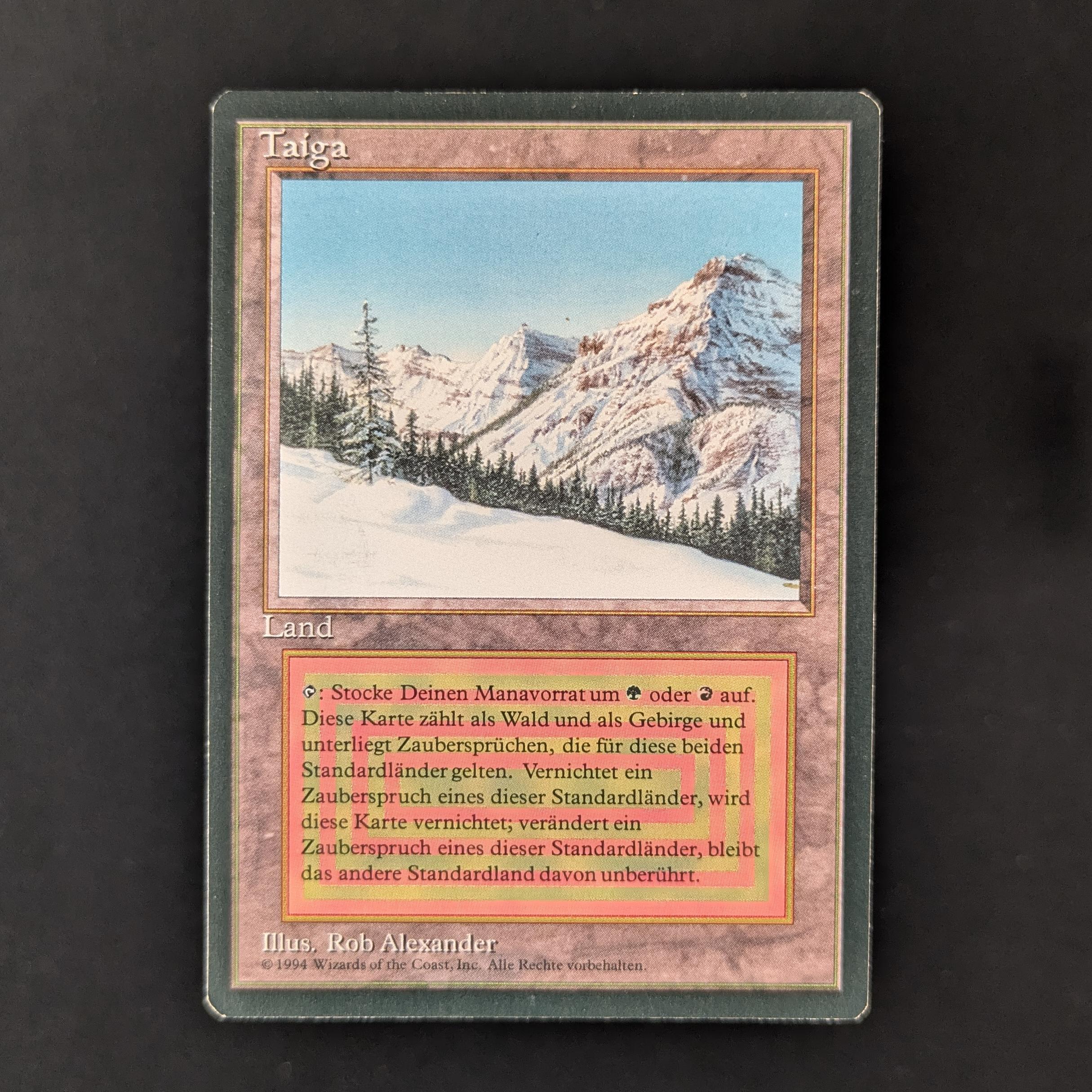 MTG Singles - Taiga - Foreign Black Bordered -