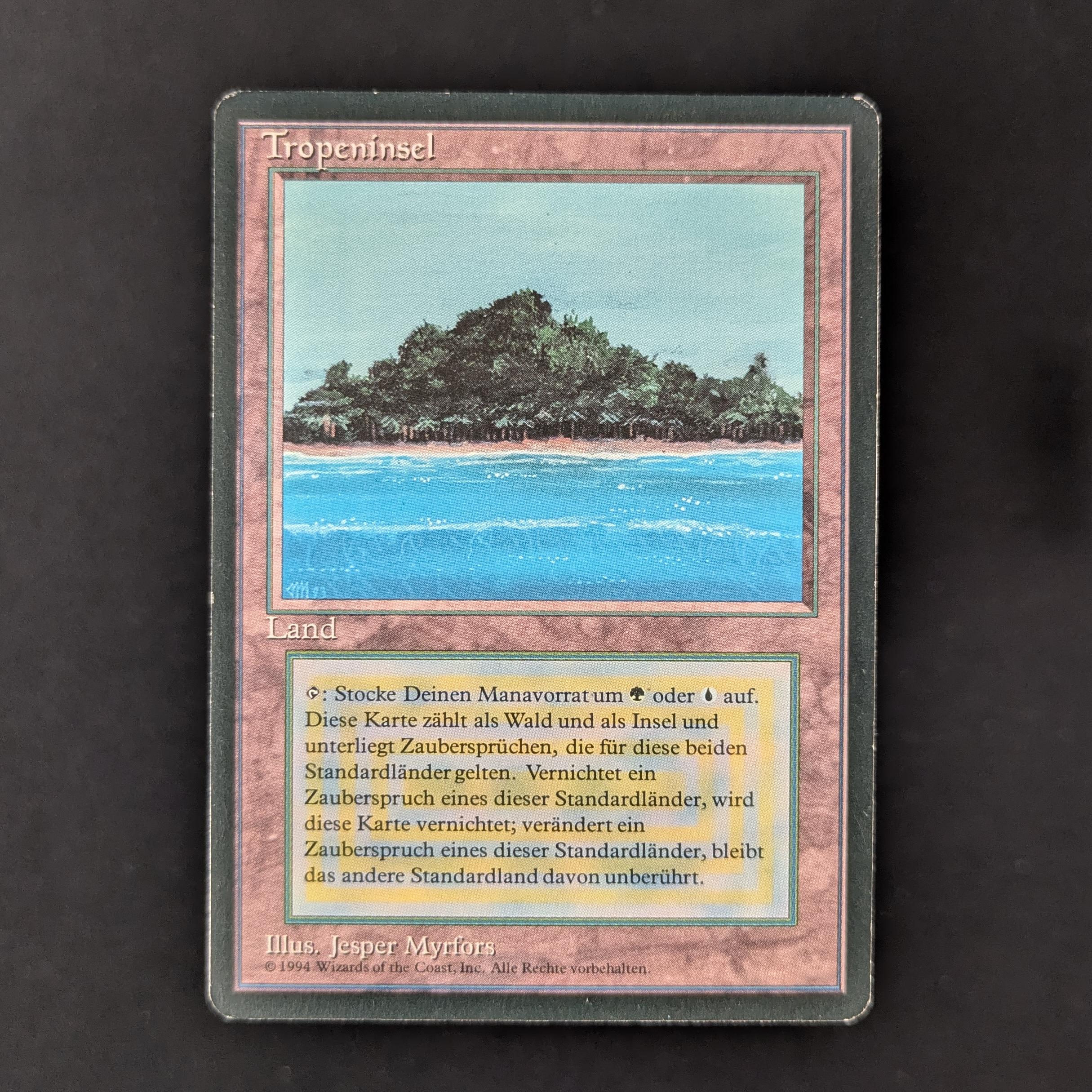 MTG Singles - Tropical Island - Foreign Black Bordered -