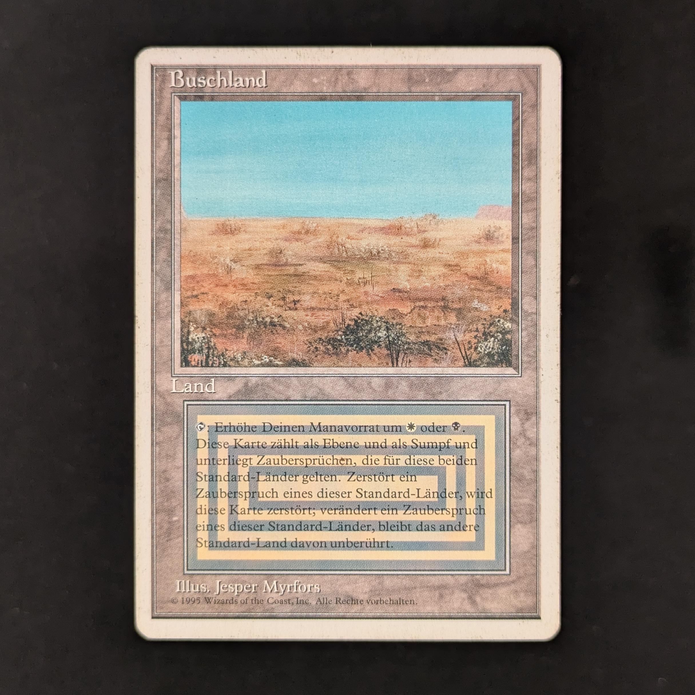 MTG Singles - Scrubland - Foreign White Bordered -