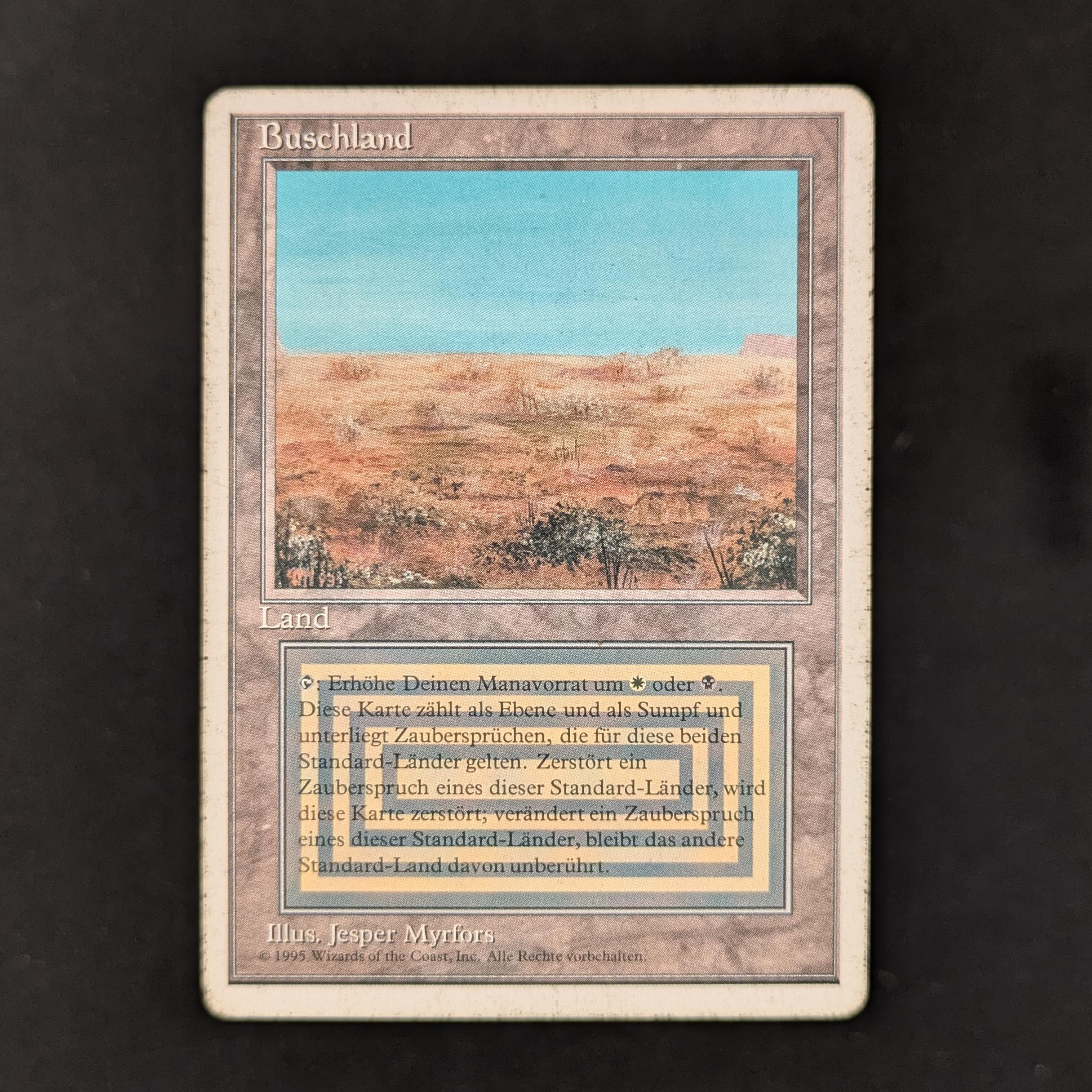 MTG Singles - Scrubland - Foreign White Bordered -
