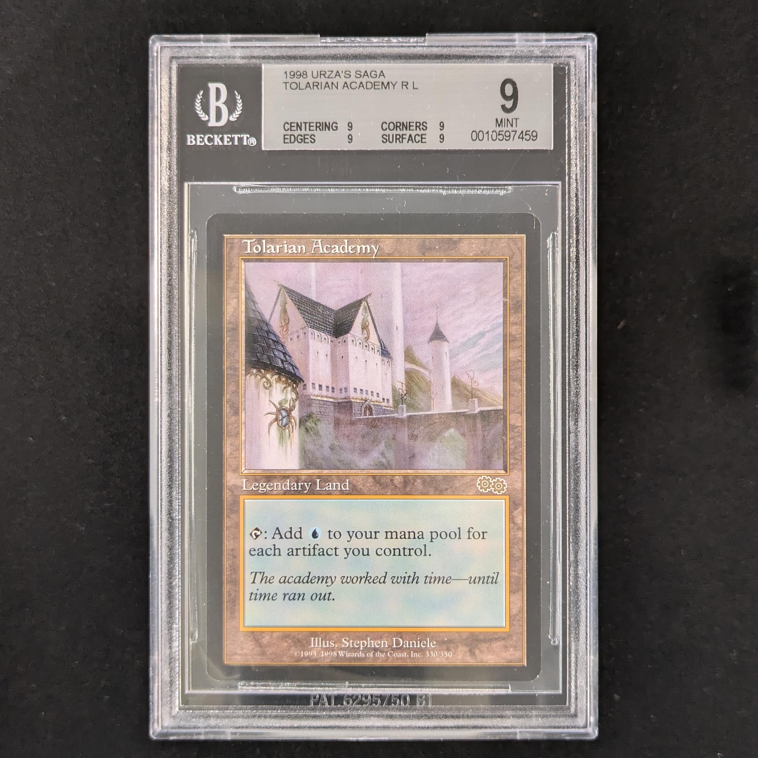 MTG Singles - Tolarian Academy - Urza's Saga - BGS 9 -