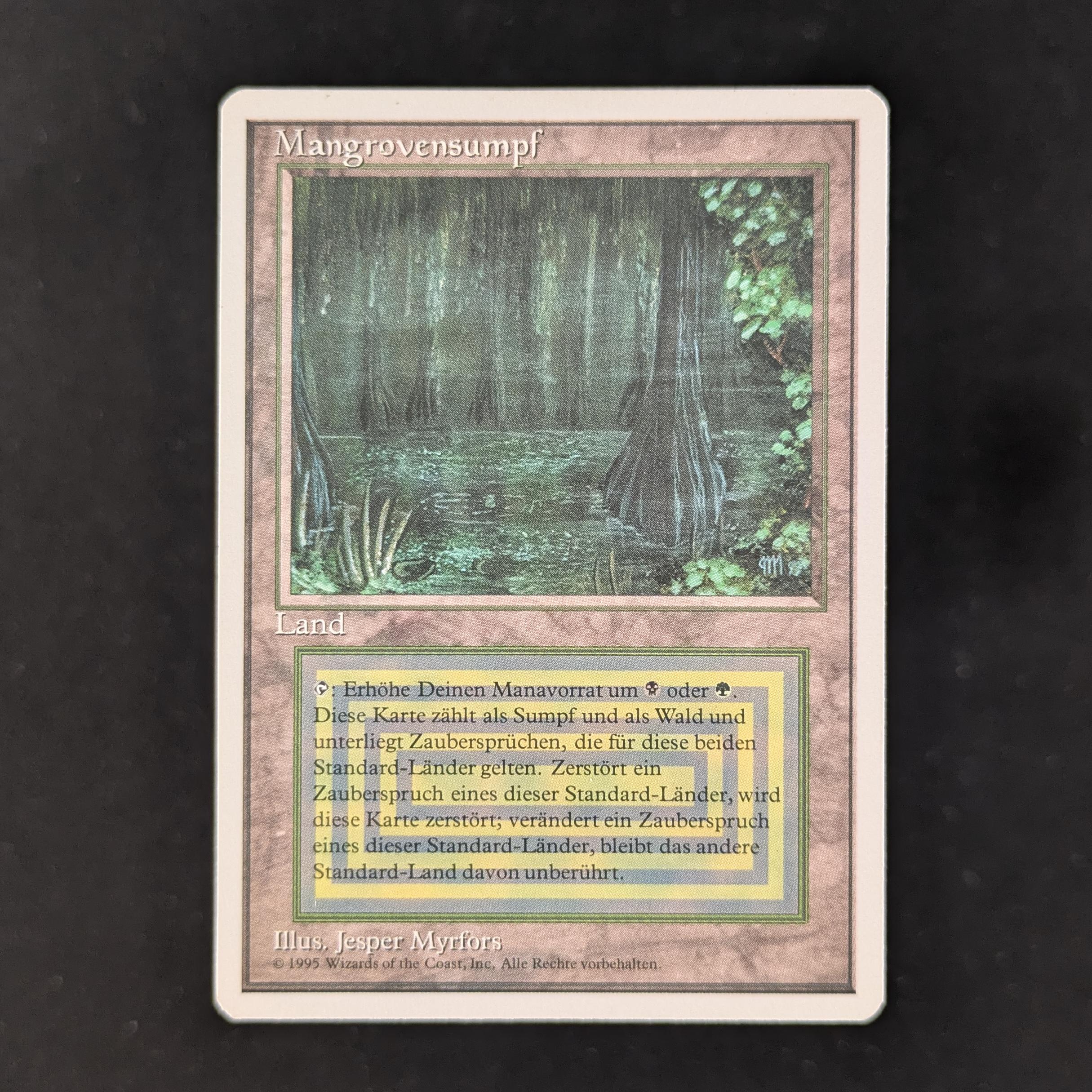 MTG Singles - Bayou - Foreign White Bordered - German - EX - 29954