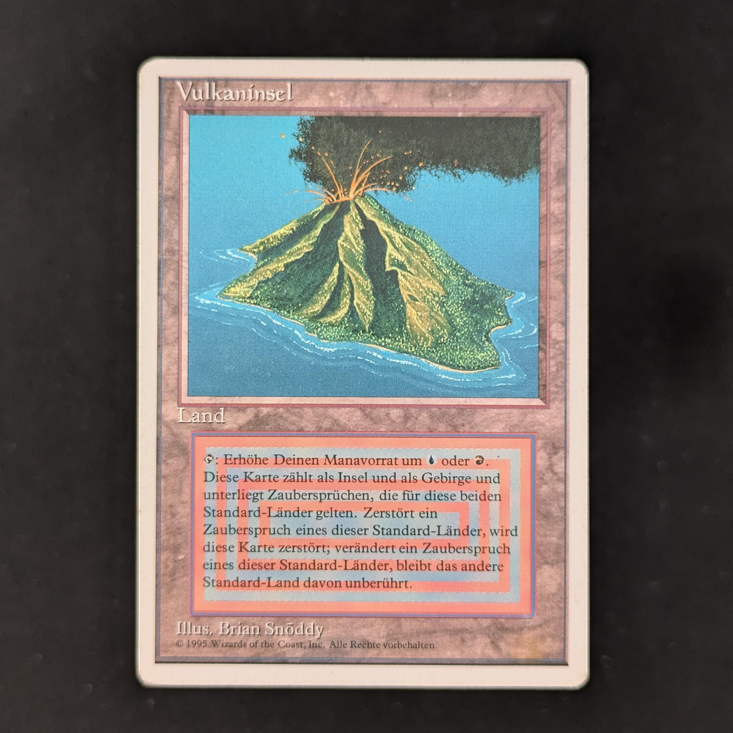 MTG Singles - Volcanic Island - Foreign White Bordered - German - PL - 29958