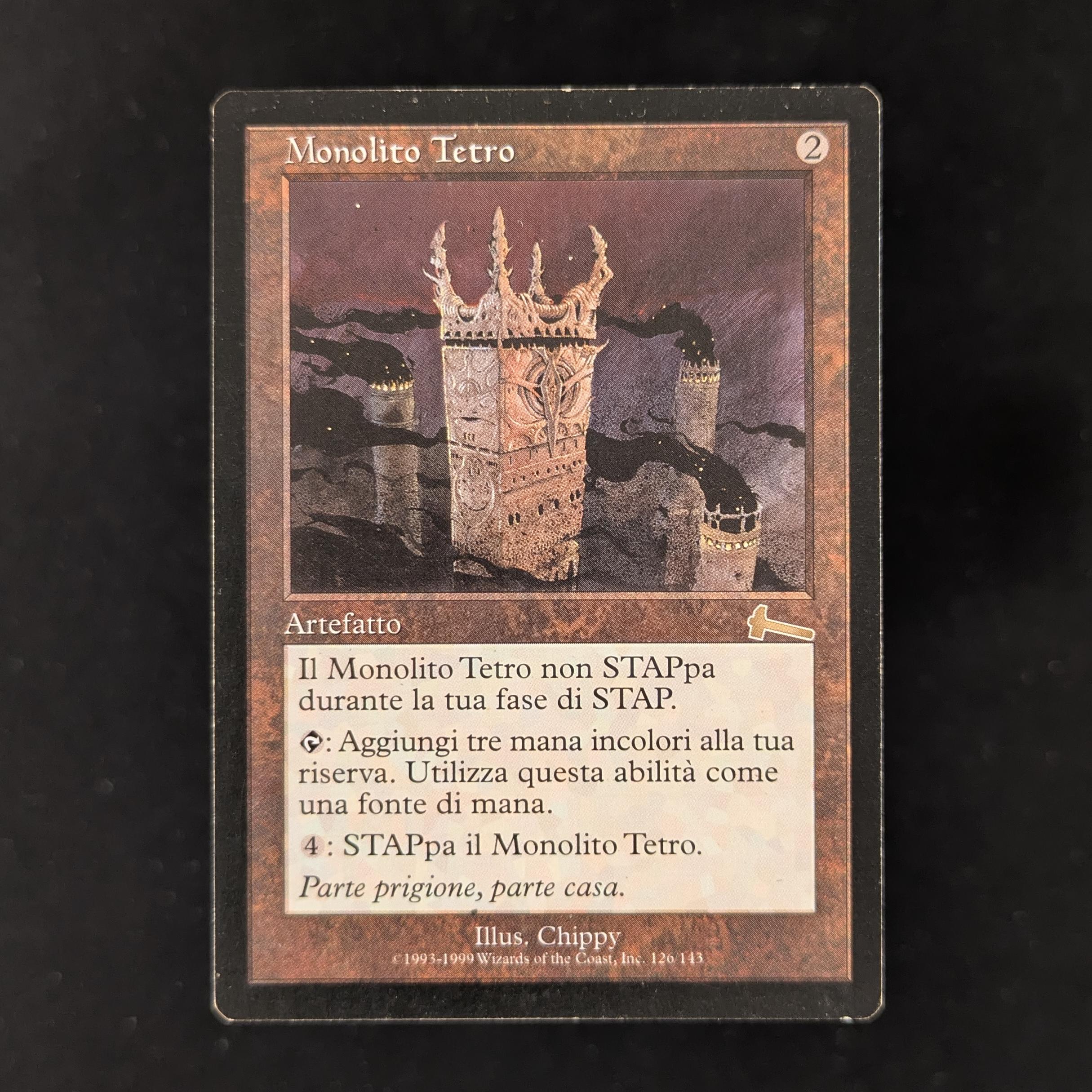 MTG Singles - Grim Monolith - Urza's Legacy - Italian - LP - 29994
