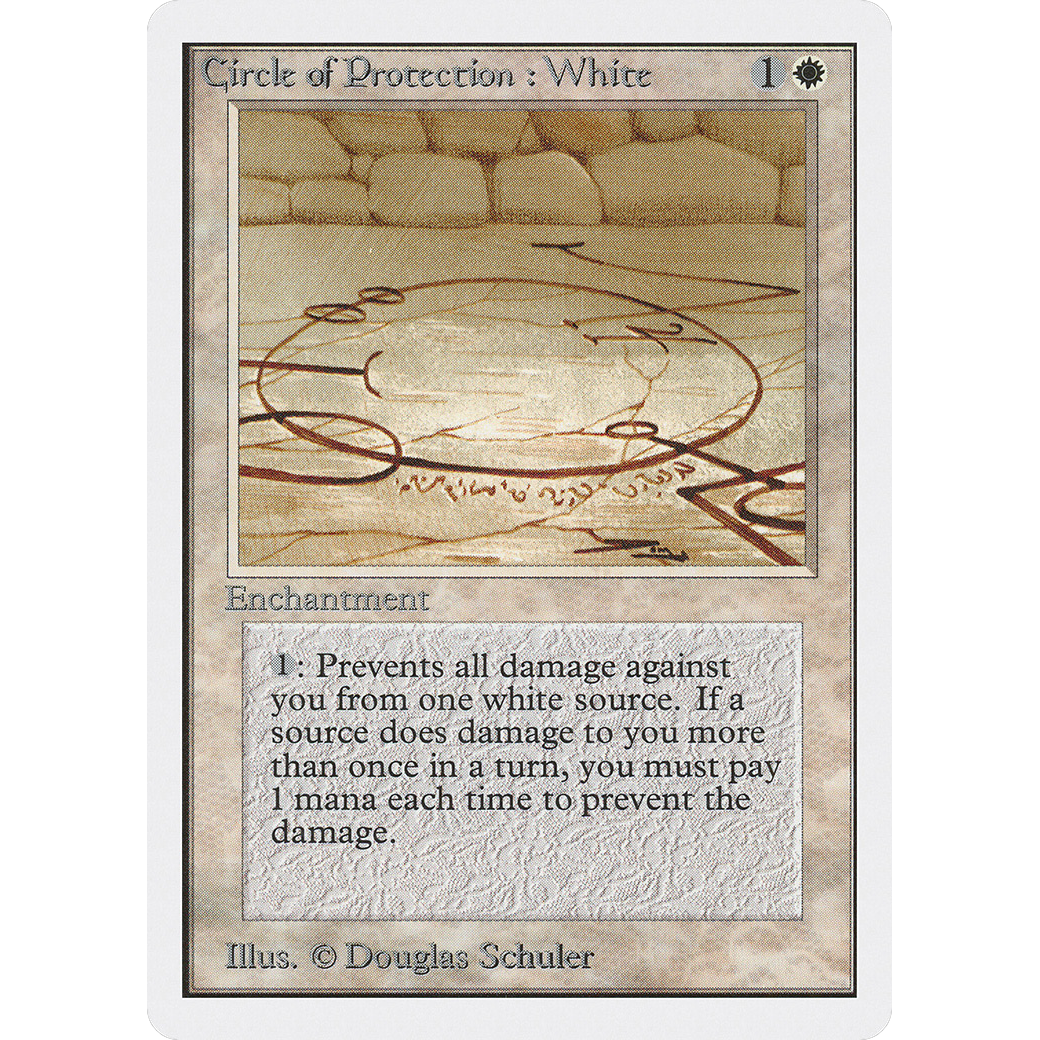 MTG Singles - Circle of Protection: White - Unlimited - Regular