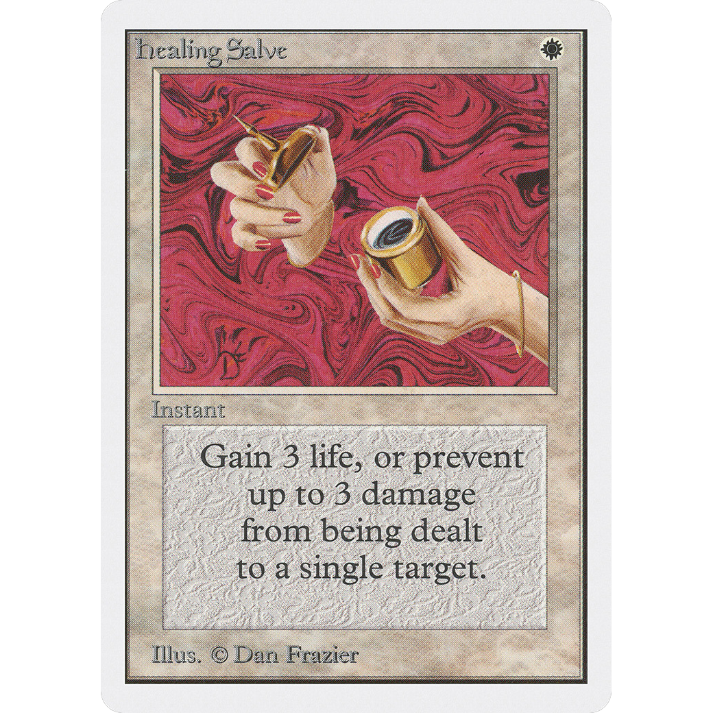 MTG Singles - Healing Salve - Unlimited - Regular
