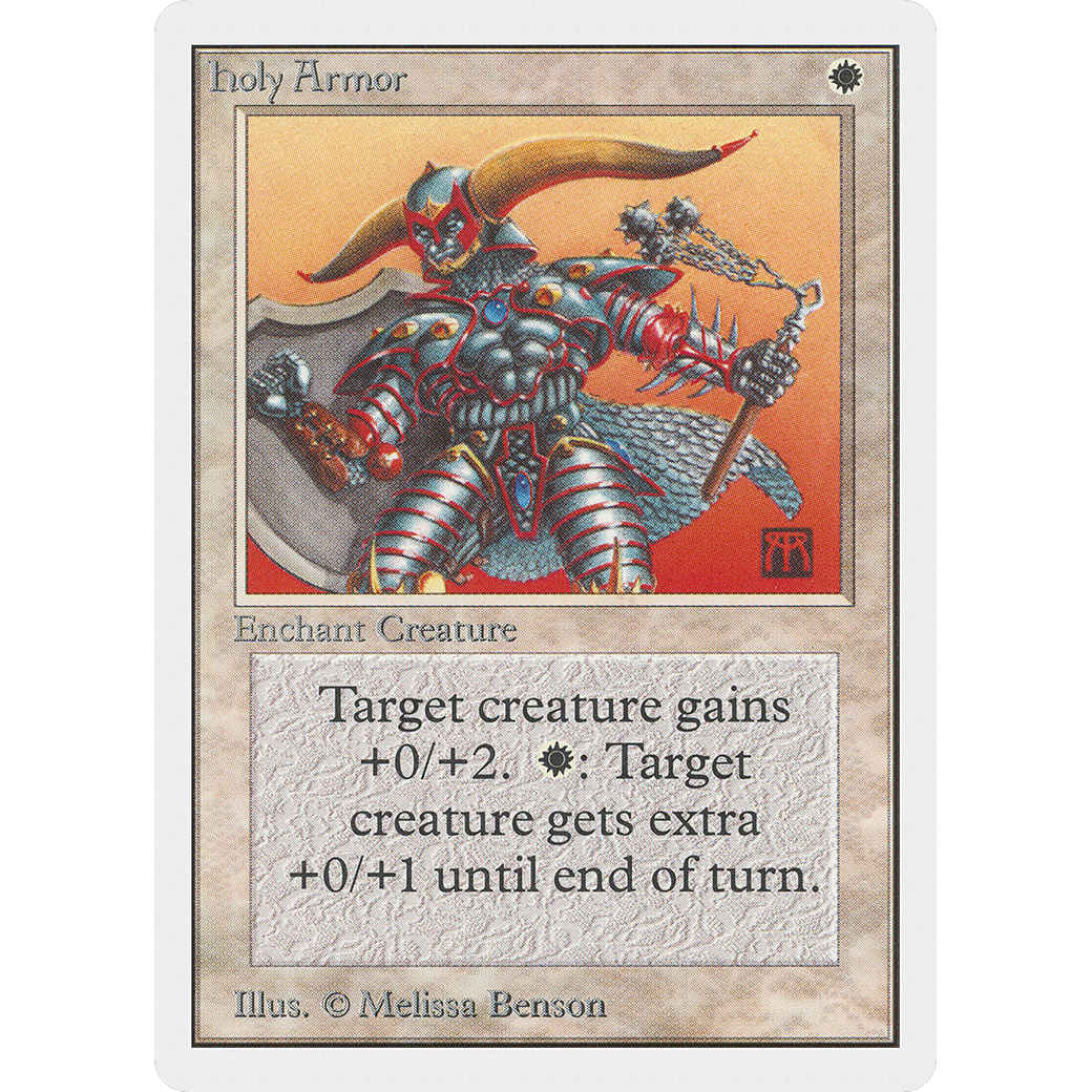 MTG Singles - Holy Armor - Unlimited - Regular