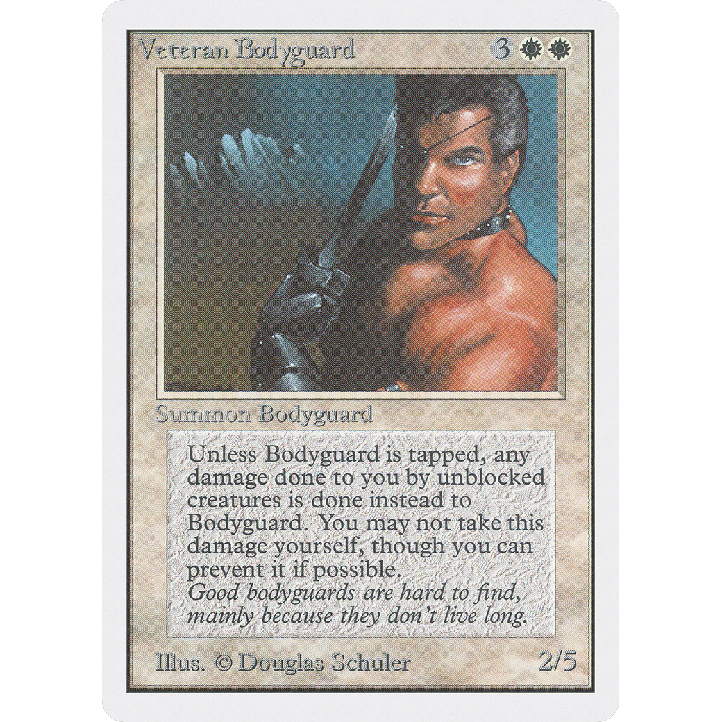 MTG Singles - Veteran Bodyguard - Unlimited - Regular