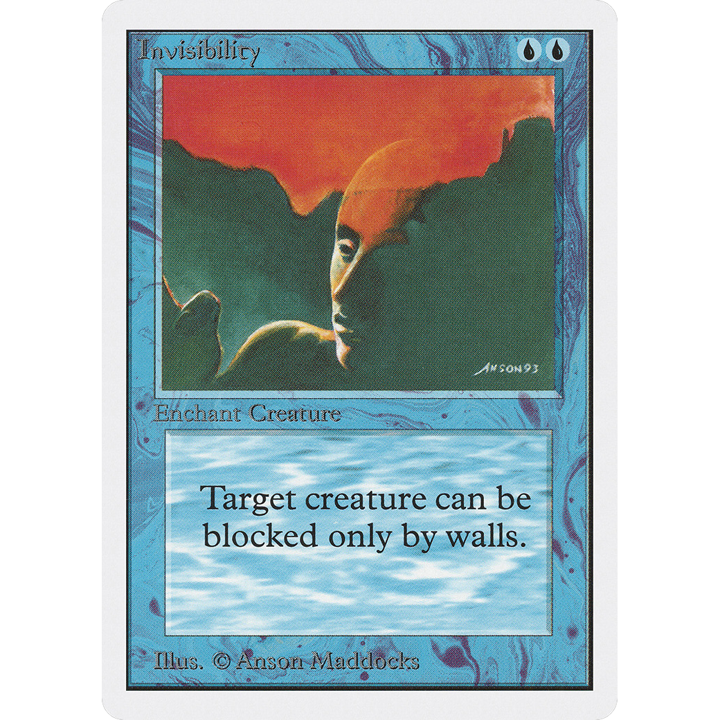 MTG Singles - Invisibility - Unlimited - Regular