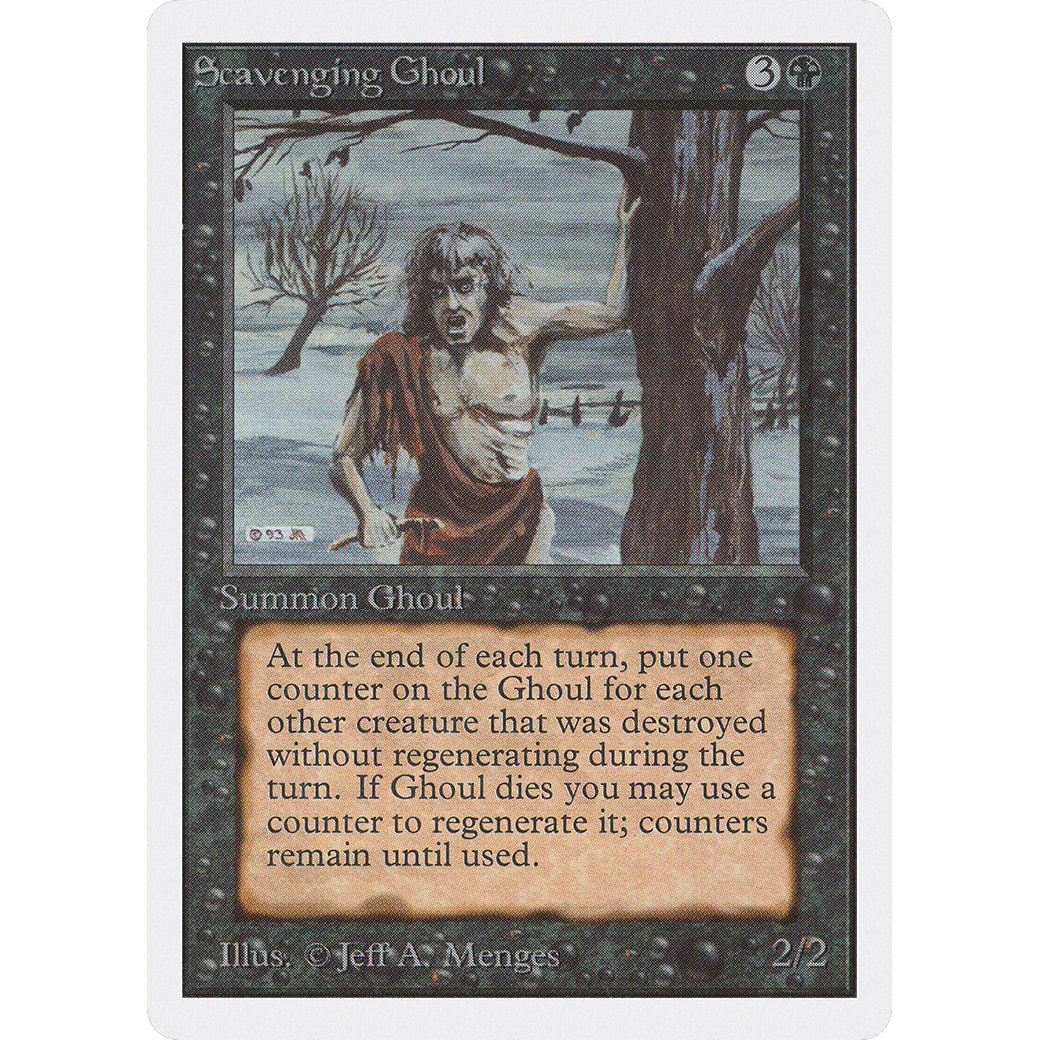 MTG Singles - Scavenging Ghoul - Unlimited - Regular