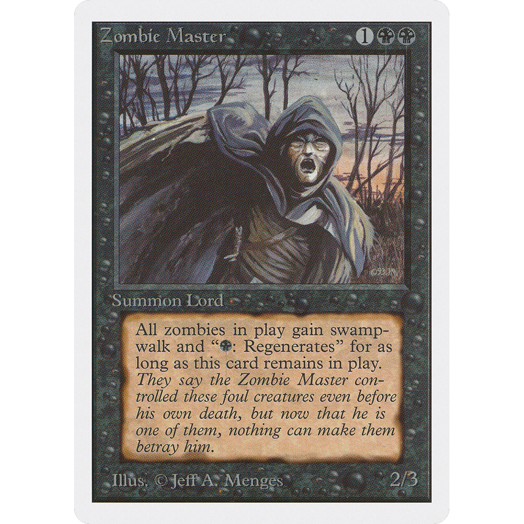 MTG Singles - Zombie Master - Unlimited - Regular
