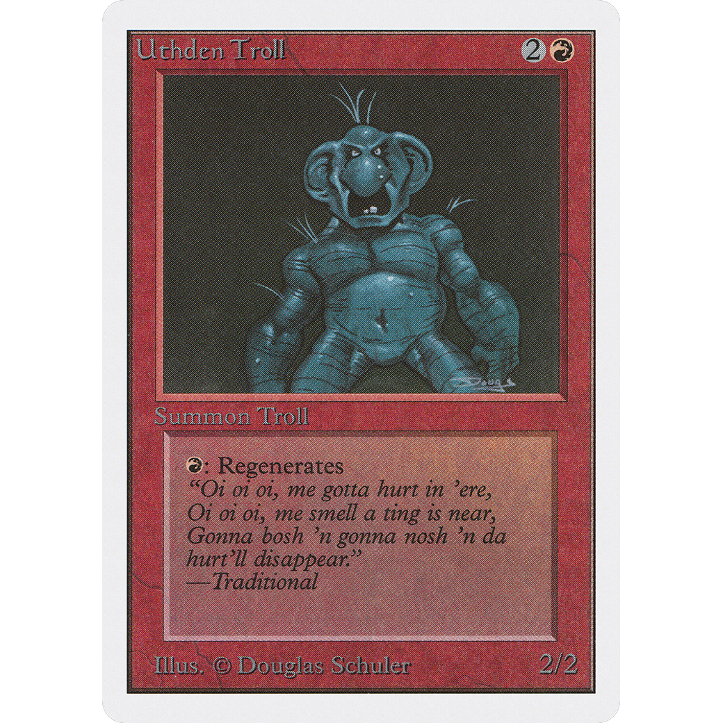 MTG Singles - Uthden Troll - Unlimited - Regular