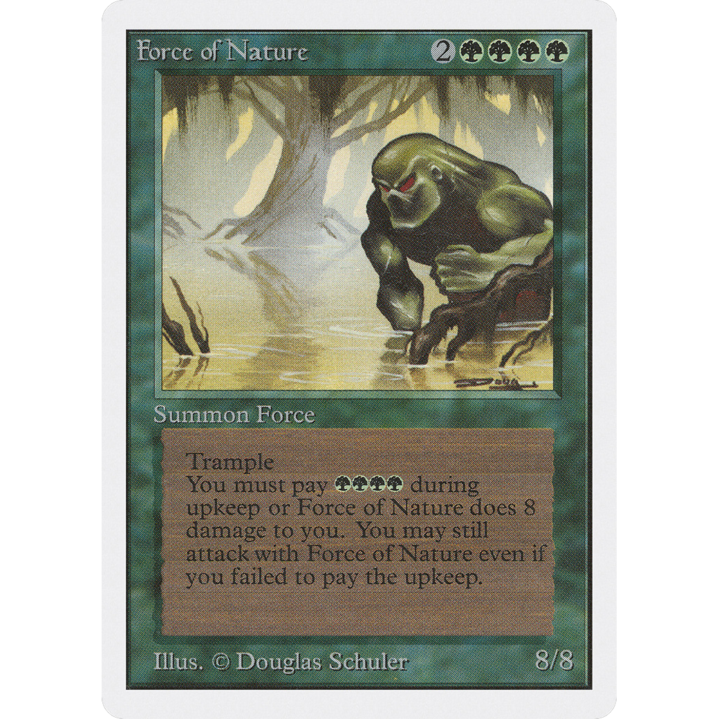 MTG Singles - Force of Nature - Unlimited - Regular