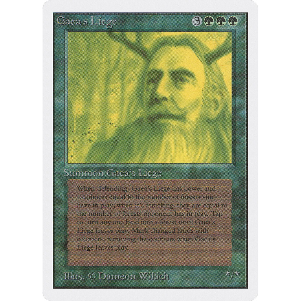 MTG Singles - Gaea's Liege - Unlimited - Regular