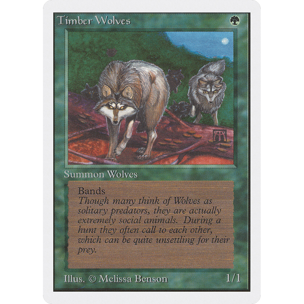 MTG Singles - Timber Wolves - Unlimited - Regular