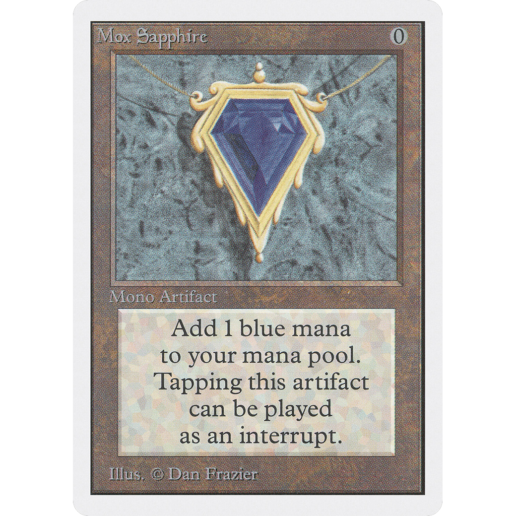 MTG Singles - Mox Sapphire - Unlimited -