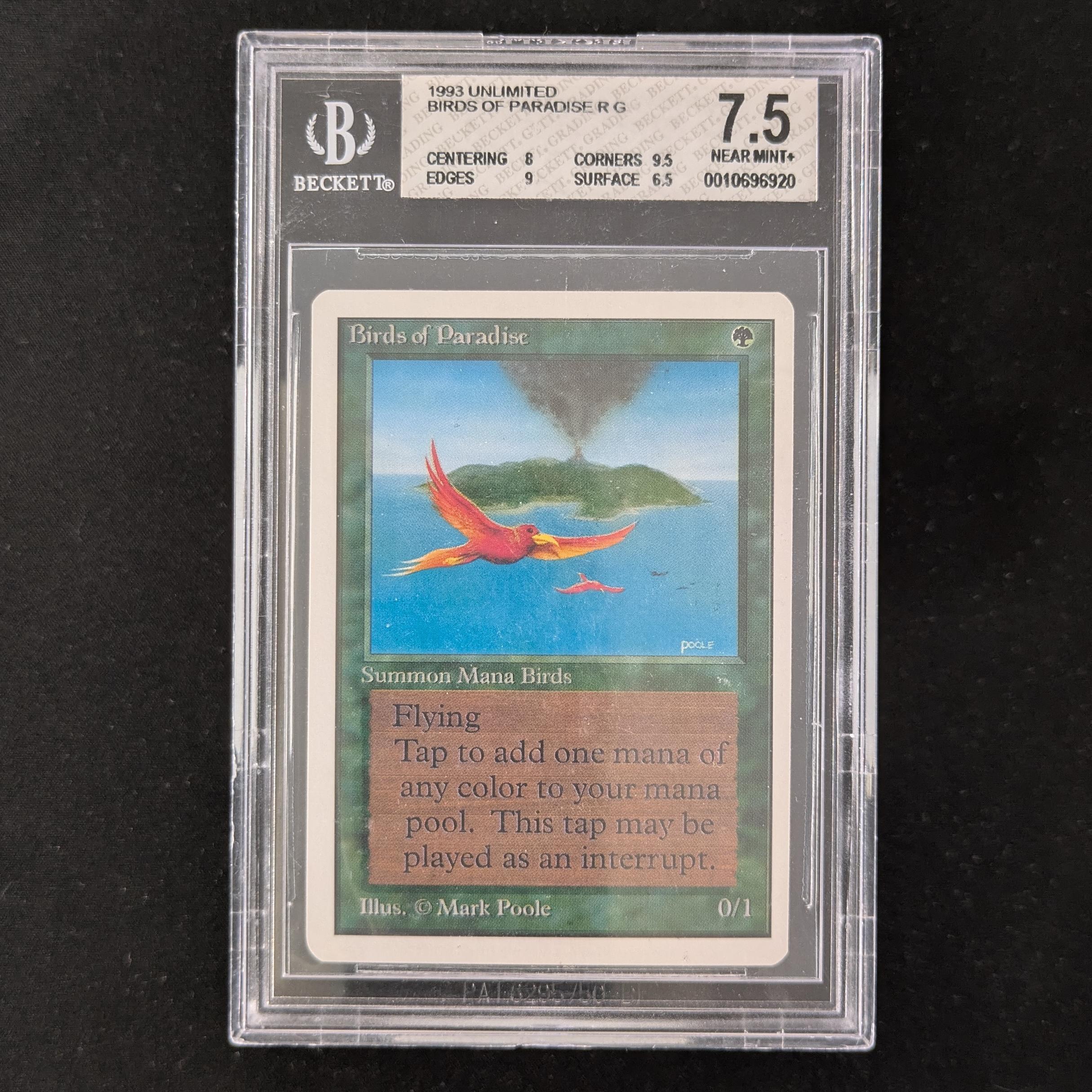 MTG Singles - Birds of Paradise - Unlimited - BGS 7.5 - 30294