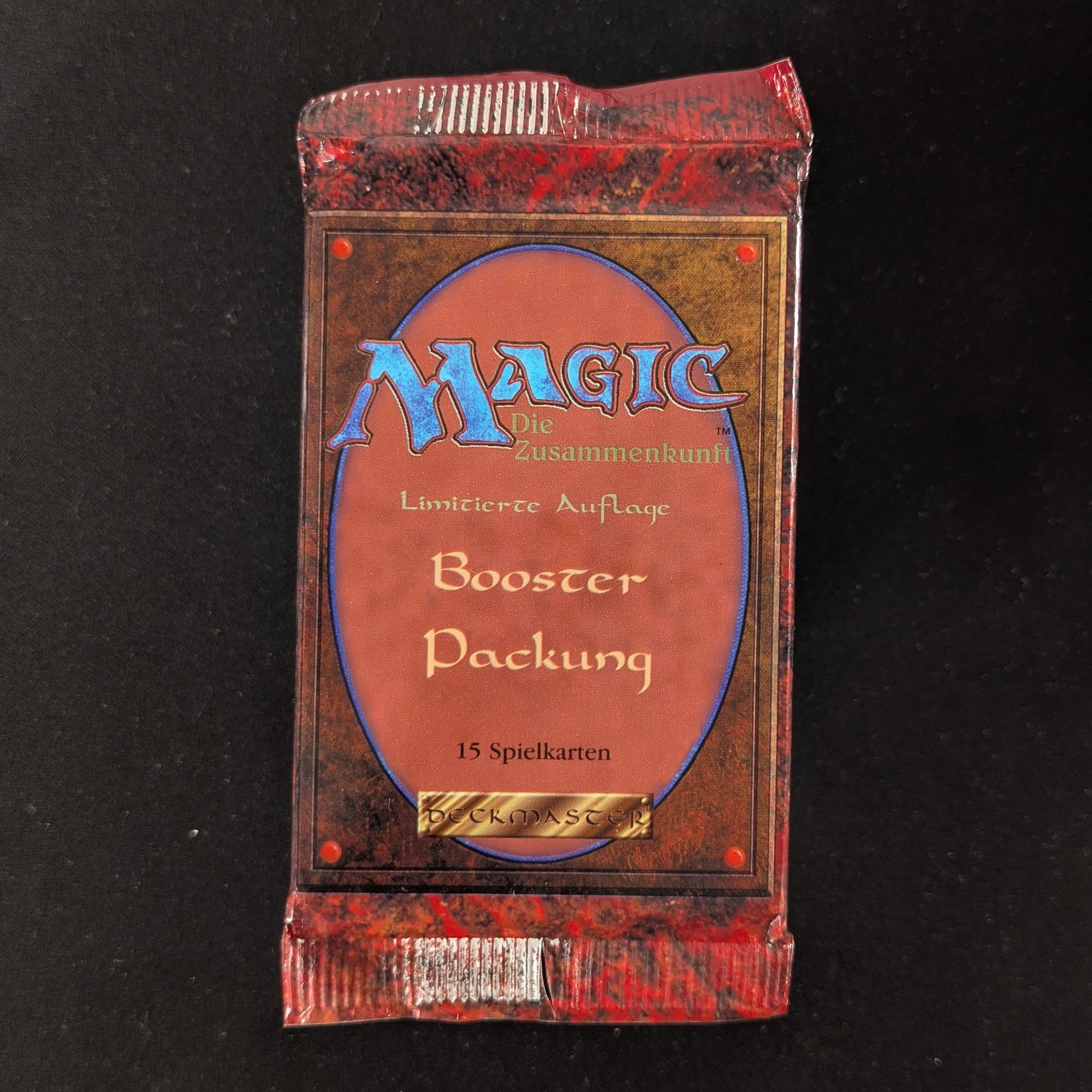 MTG Sealed Product - Foreign Black Bordered Booster Pack - German - Sealed - 30307