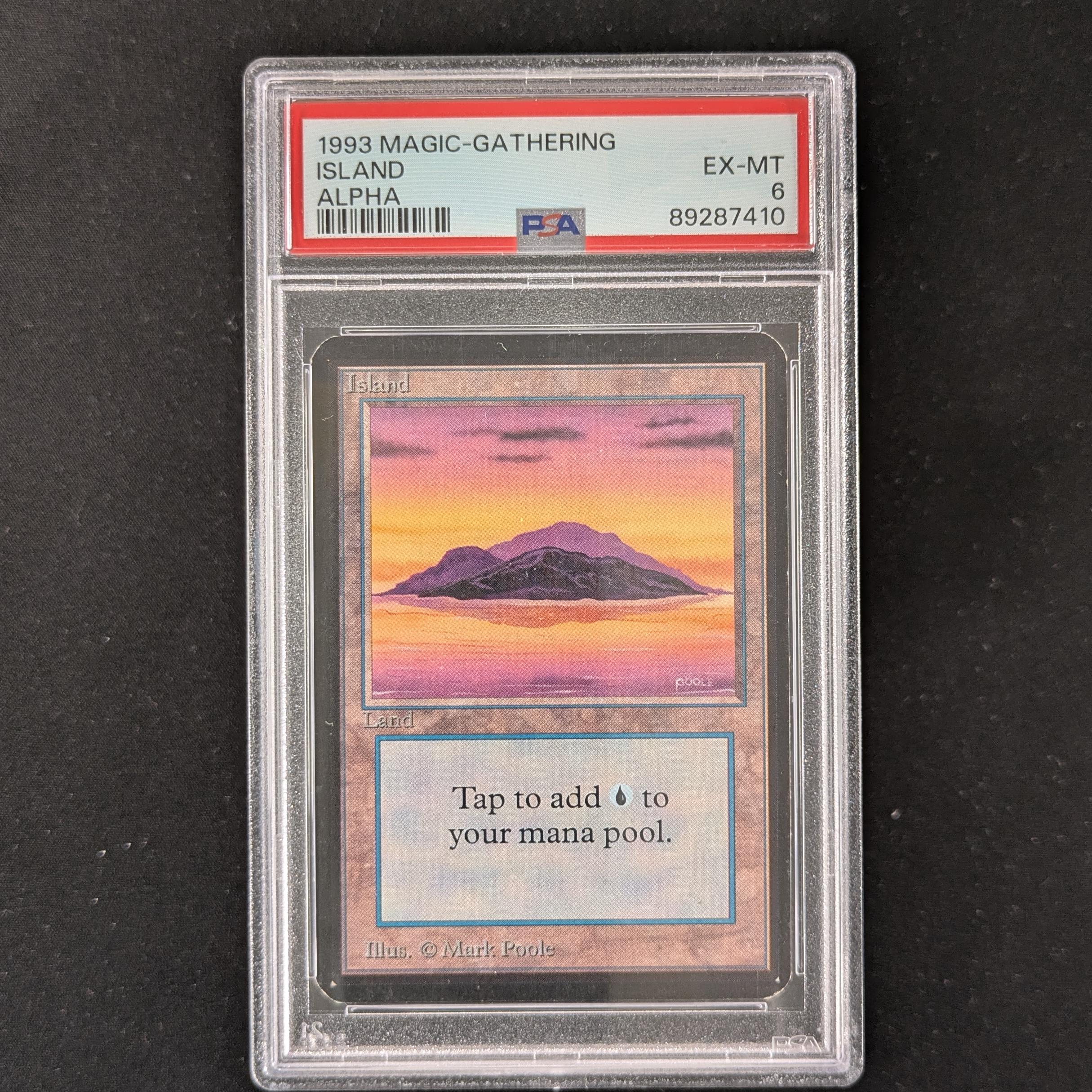 MTG Singles - Island - Alpha - PSA 6 -