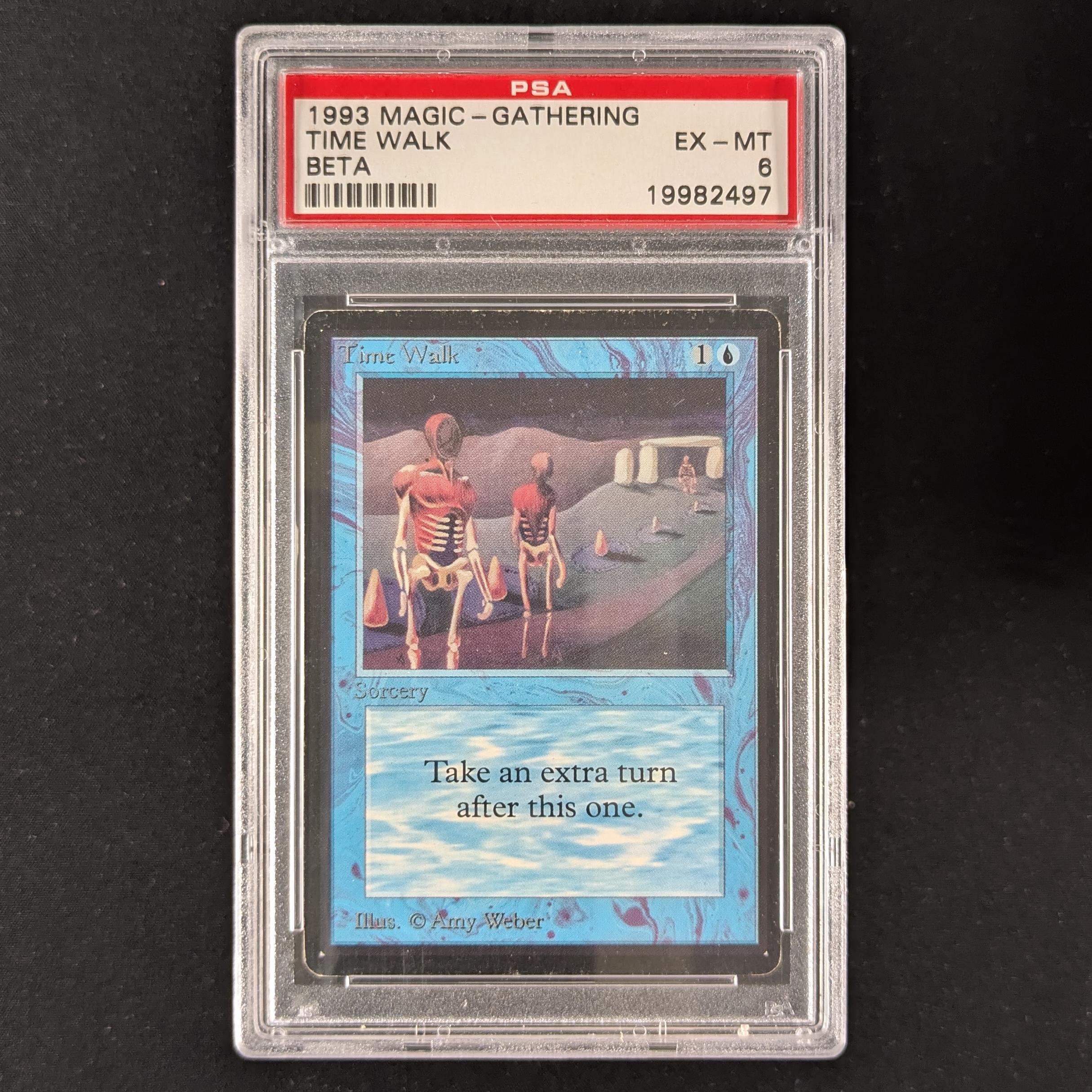 MTG Singles - Time Walk - Beta - PSA 6 - 30390
