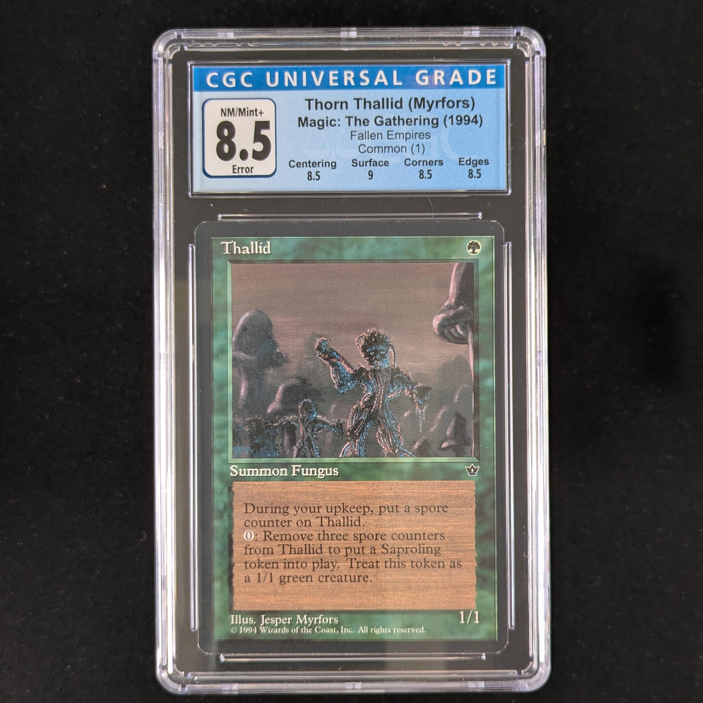 MTG Singles - Thallid - Fallen Empires: Wyvern Misprint - BGS 8.5 -