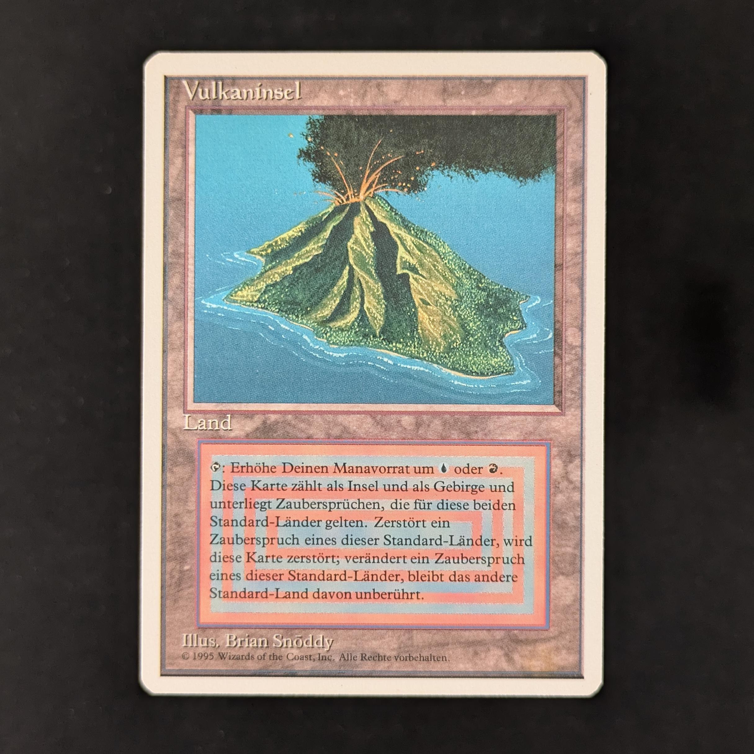 MTG Singles - Volcanic Island - Foreign White Bordered - German - NM - 30648