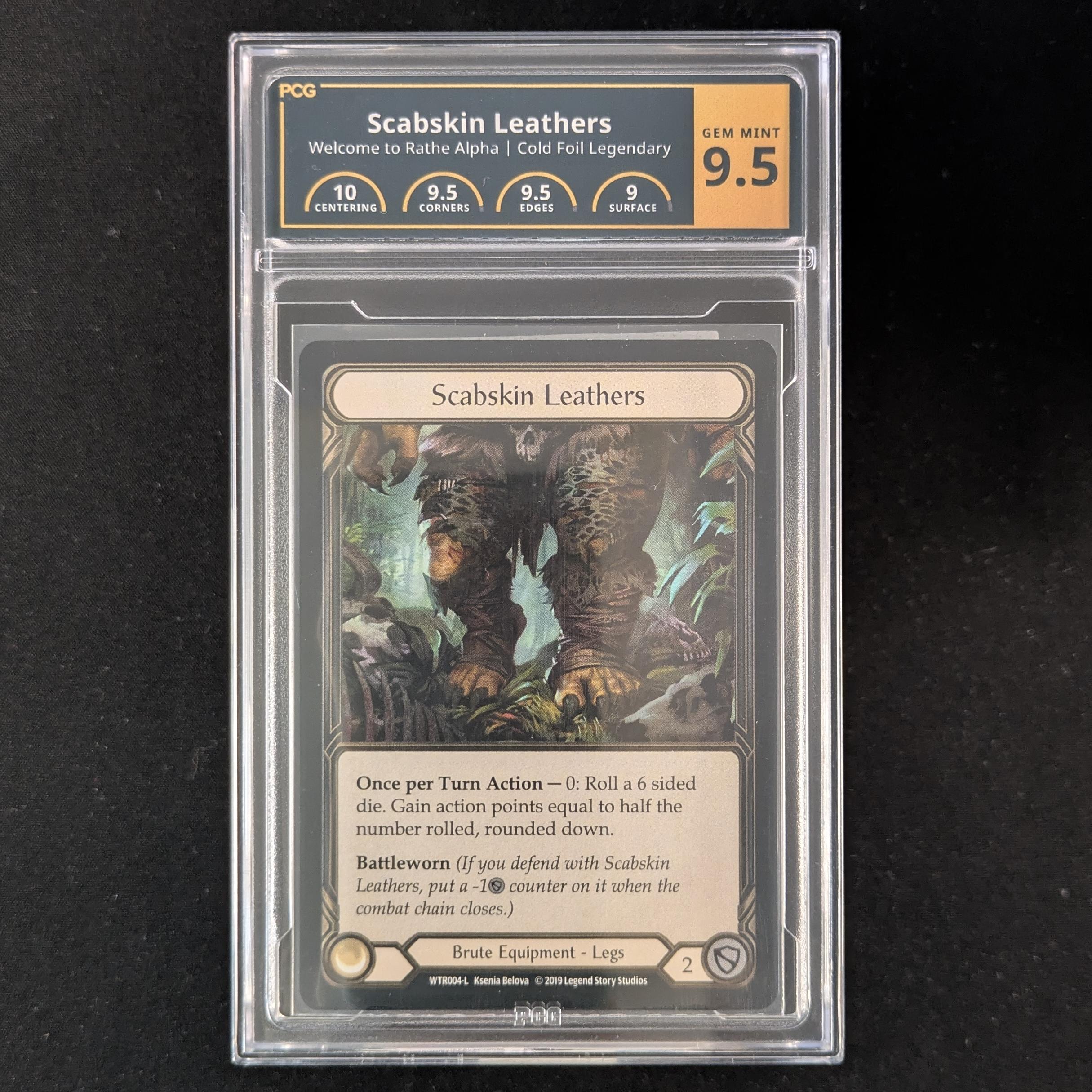 FAB Singles - Scabskin Leathers (Cold Foil) - - Welcome to Rathe Alpha - PCG 9.5 -