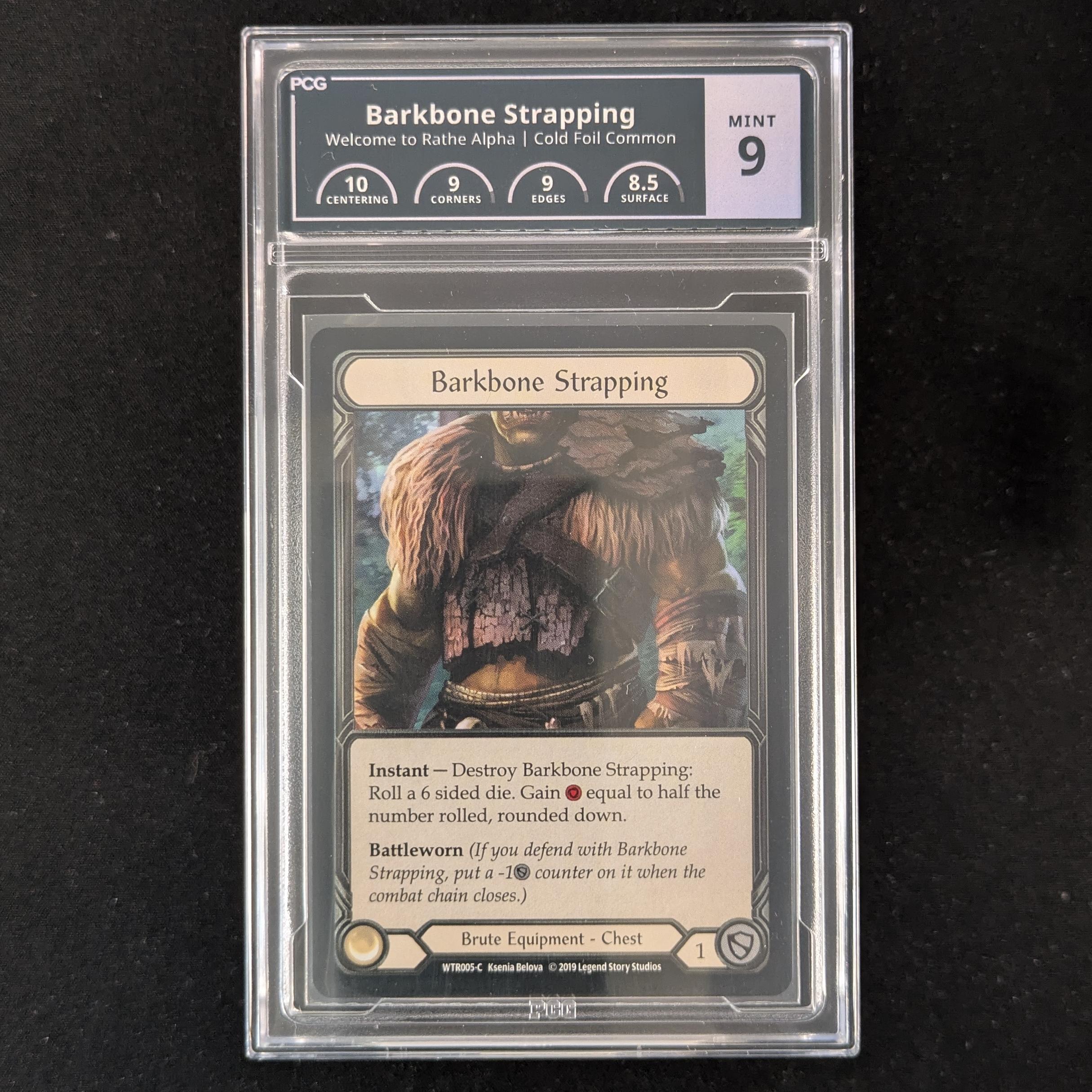 FAB Singles - Barkbone Strapping (Cold Foil) - - Welcome to Rathe Alpha - PCG 9 -