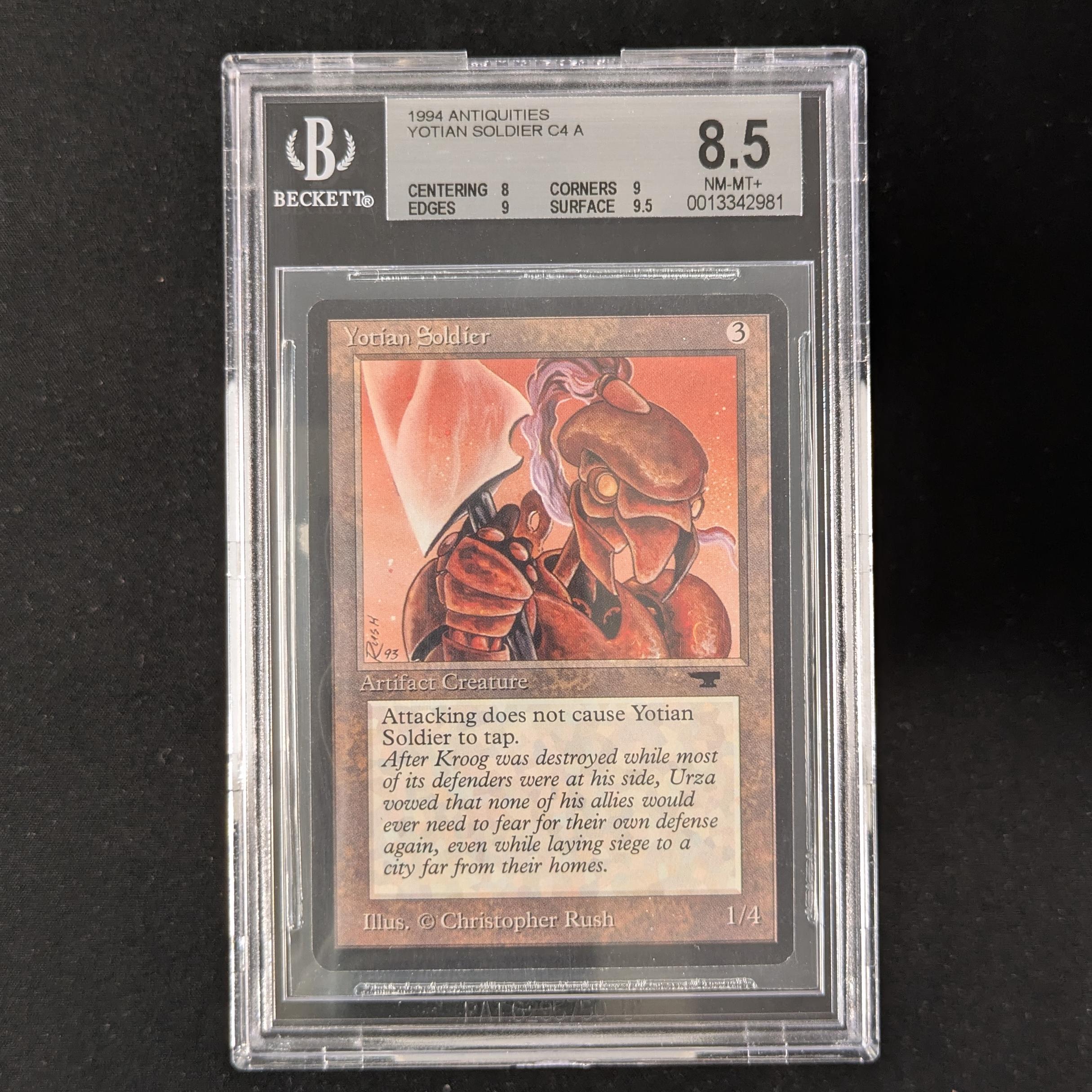 MTG Singles - Yotian Soldier - Antiquities - BGS 8.5 -